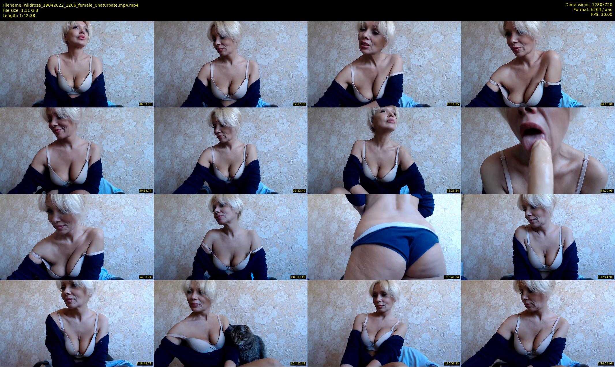 wildroze — 103 minute Chaturbate female cam show recording, 720p, Apr 19, 2022