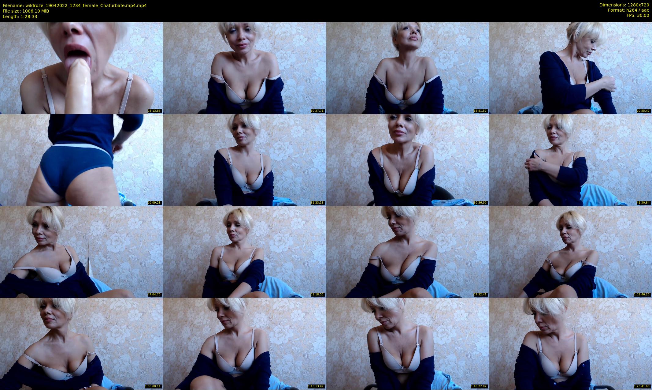 wildroze — 89 minute Chaturbate female cam show recording, 720p, Apr 19, 2022