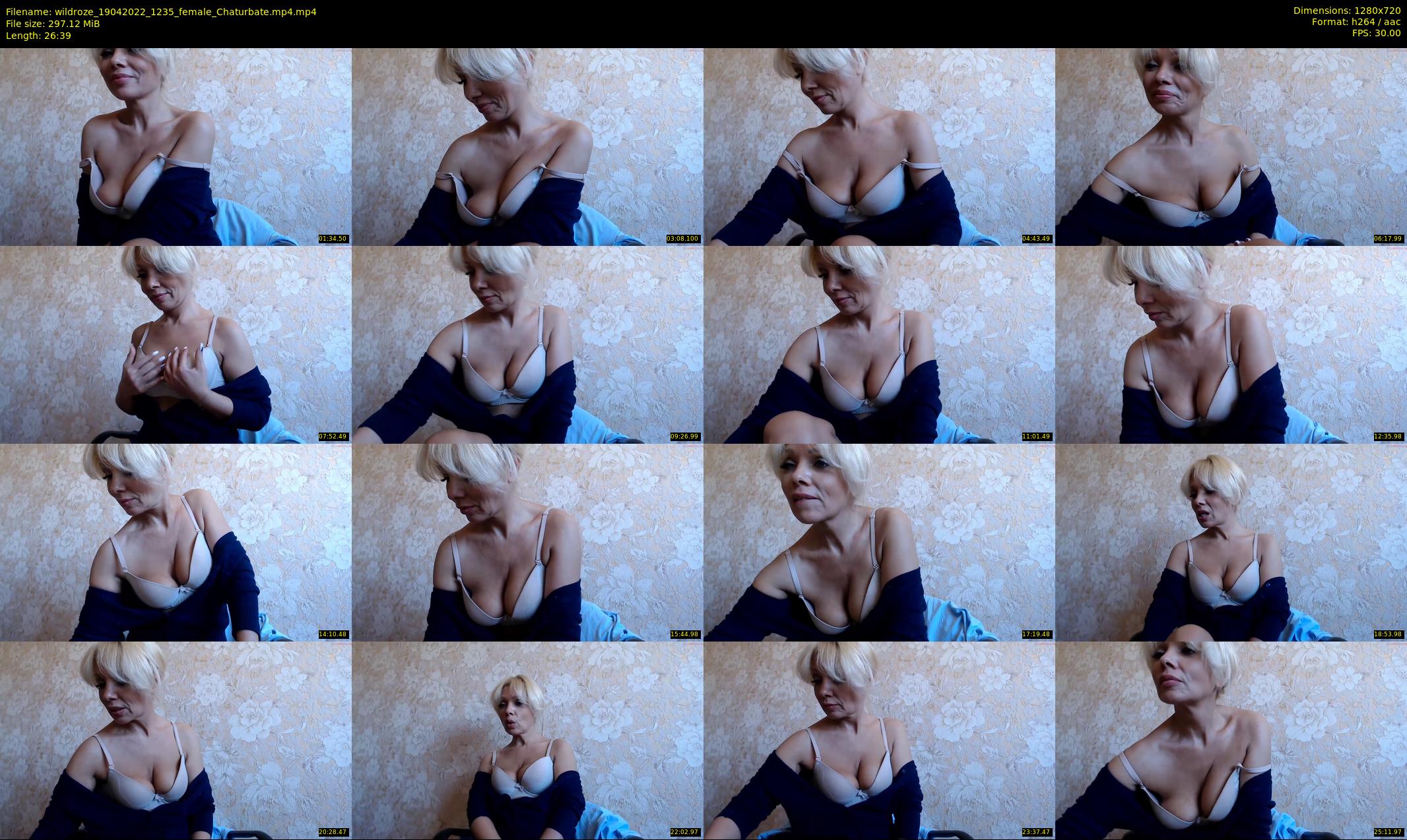 wildroze — 27 minute Chaturbate female cam show recording, 720p, Apr 19, 2022