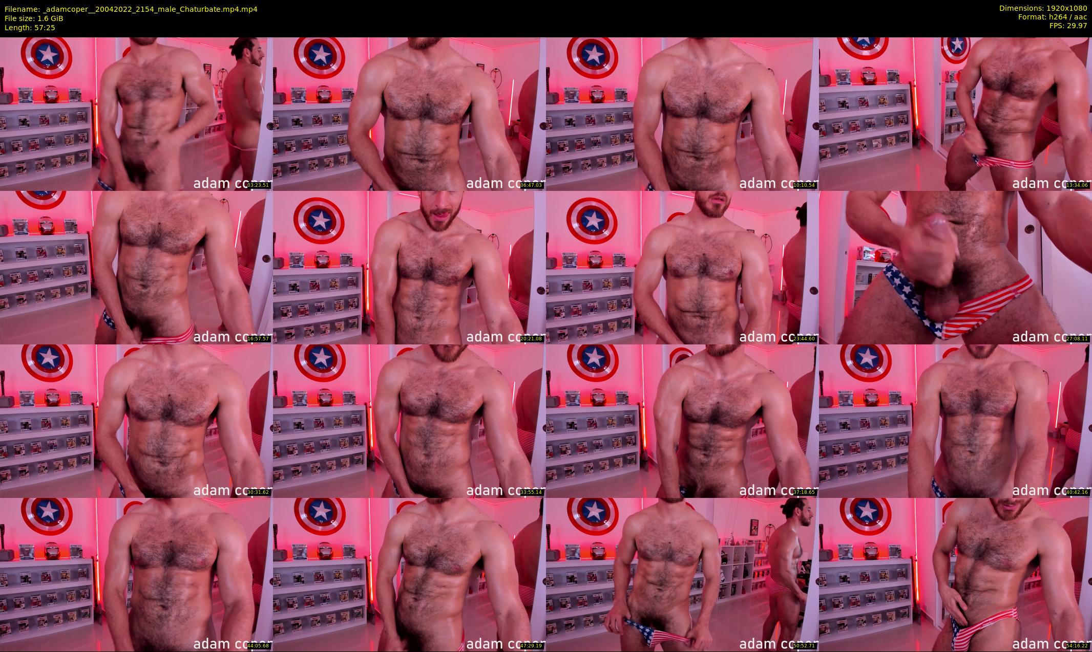 _adamcoper_ — 58 minute Chaturbate male cam show recording, 1080p, Apr 20, 2022