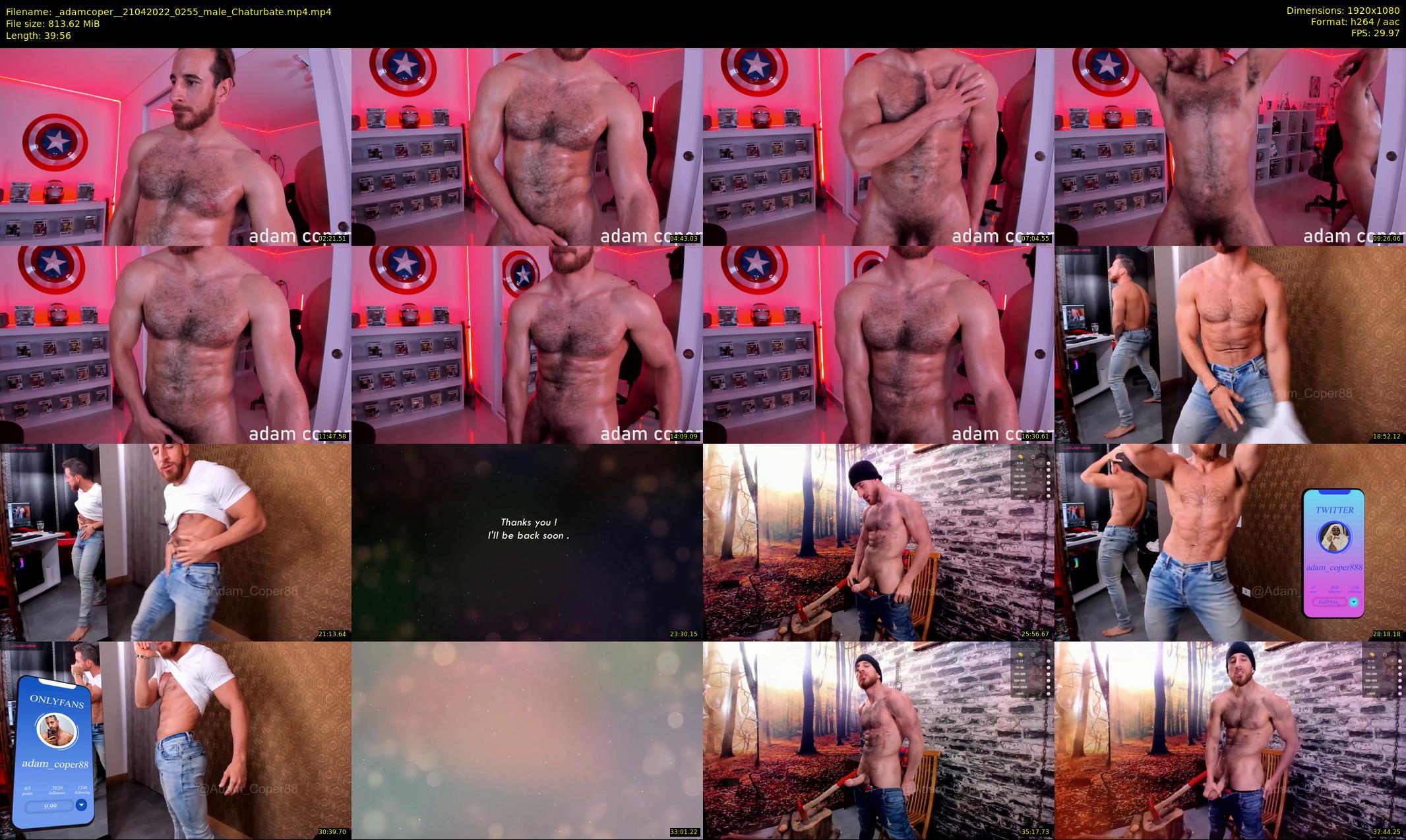 _adamcoper_ — 40 minute Chaturbate male cam show recording, 1080p, Apr 21, 2022