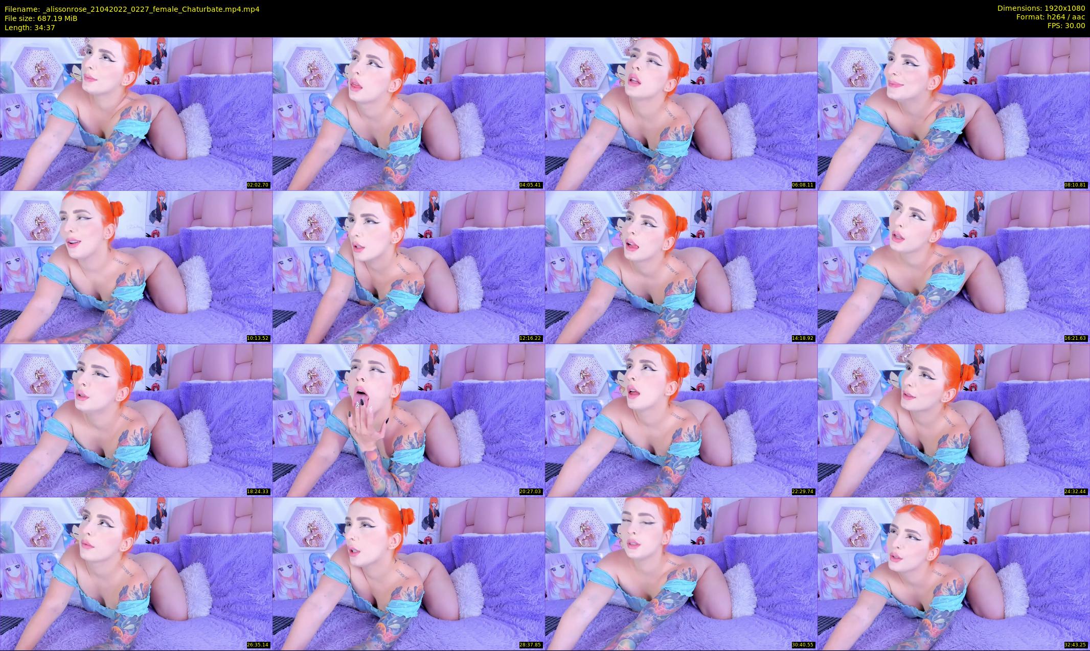_alissonrose — 35 minute Chaturbate female cam show recording, 1080p, Apr 21, 2022