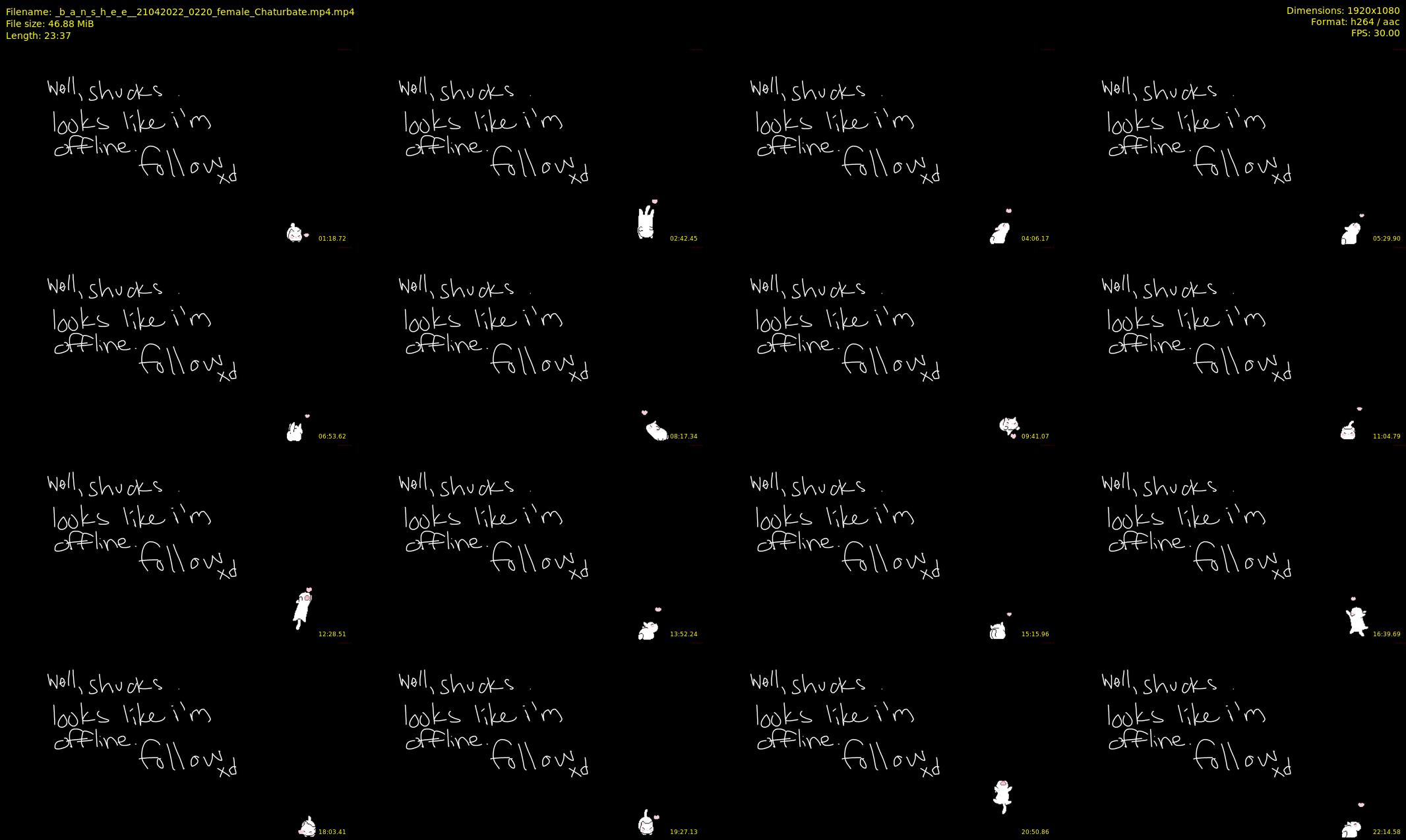 _b_a_n_s_h_e_e_ — 24 minute Chaturbate female cam show recording, 1080p, Apr 21, 2022