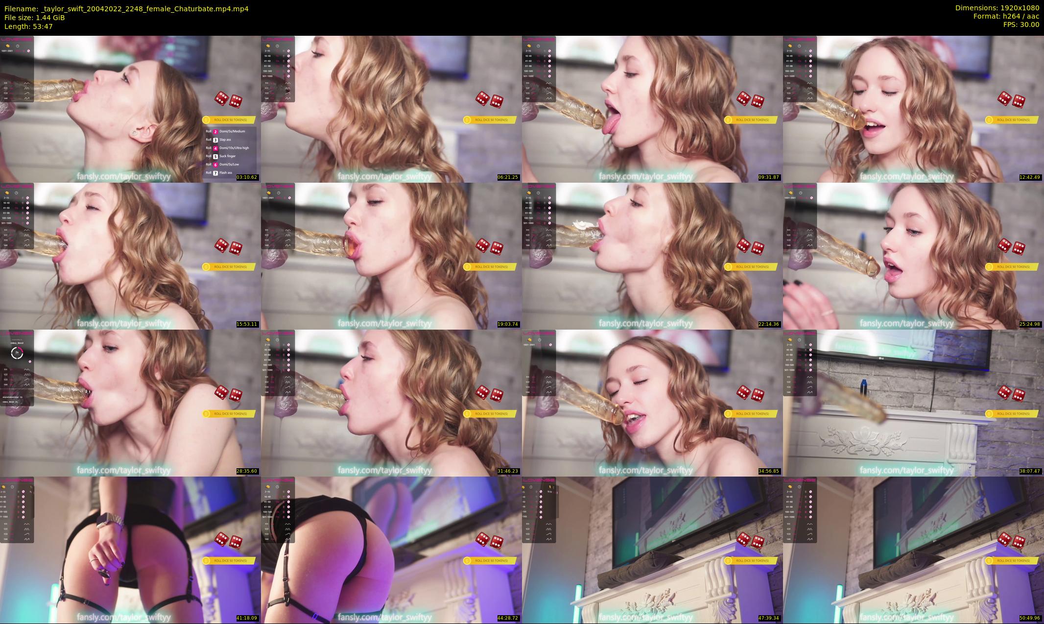 _taylor_swift — 54 minute Chaturbate female cam show recording, 1080p, Apr 20, 2022