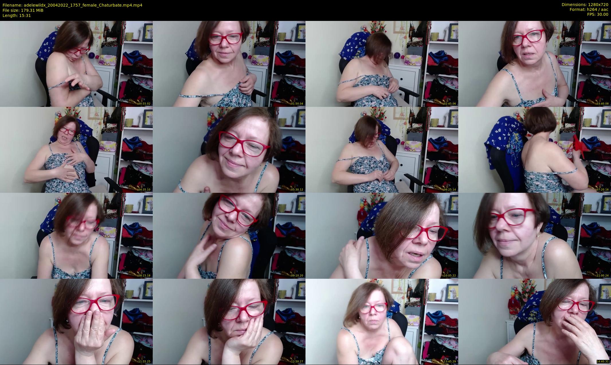 adelewildx — 16 minute Chaturbate female cam show recording, 720p, Apr 20, 2022