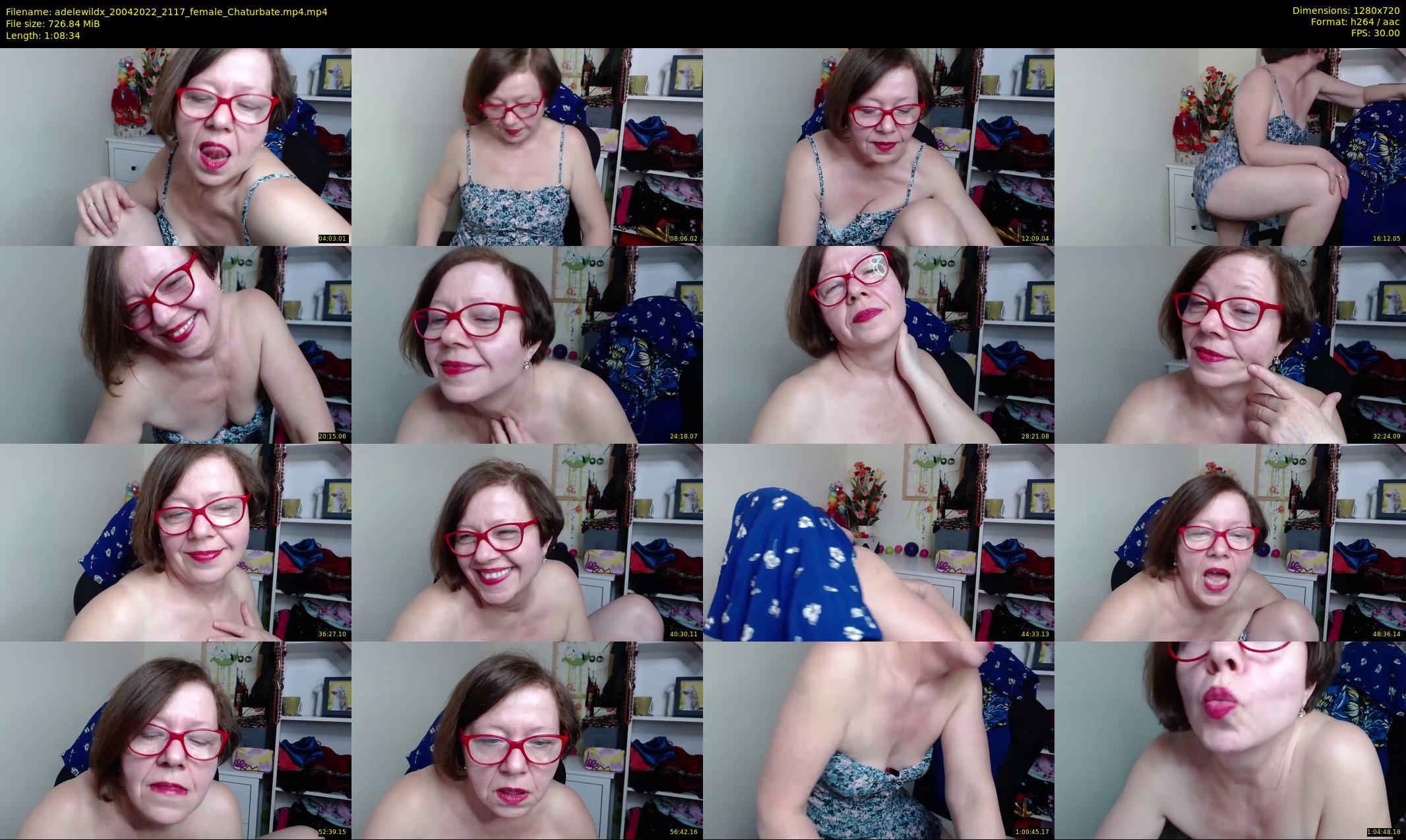 adelewildx — 69 minute Chaturbate female cam show recording, 720p, Apr 20, 2022