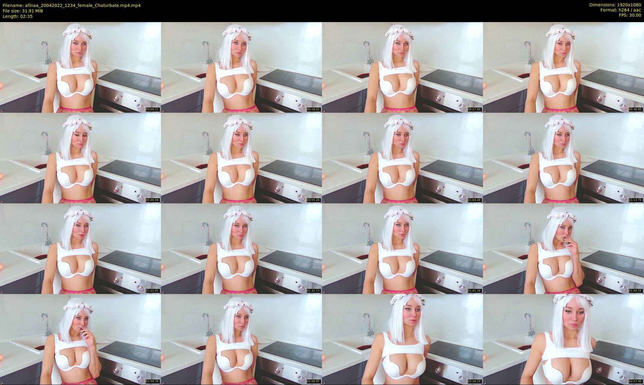 afinaa — 3 minute Chaturbate female cam show recording, 1080p, Apr 20, 2022