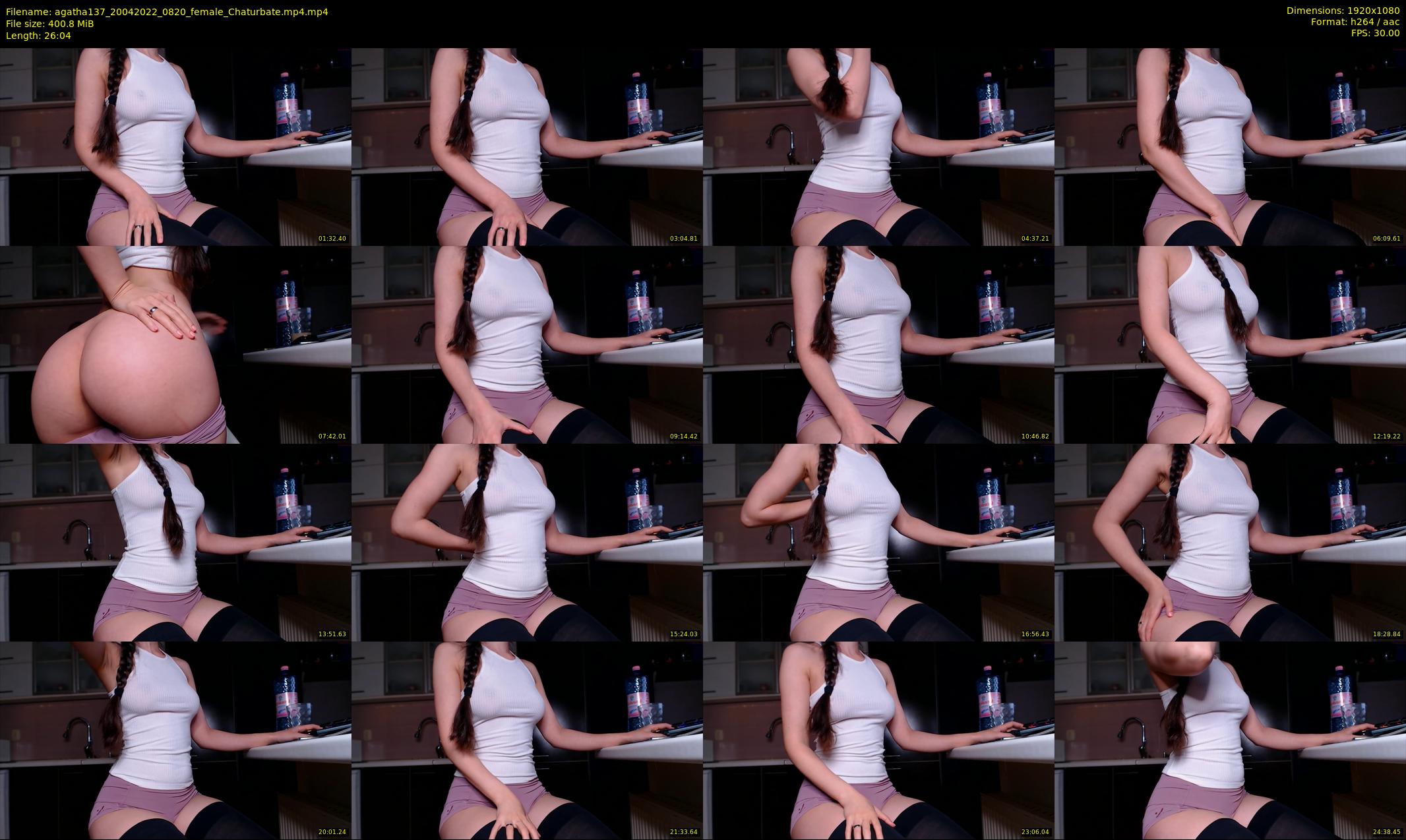 agatha137 — 27 minute Chaturbate female cam show recording, 1080p, Apr 20, 2022