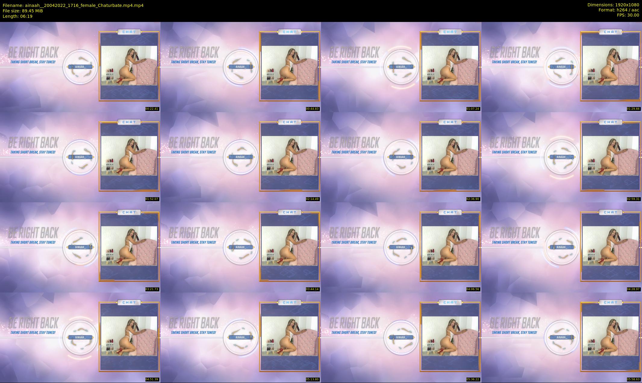 ainaah_ — 7 minute Chaturbate female cam show recording, 1080p, Apr 20, 2022