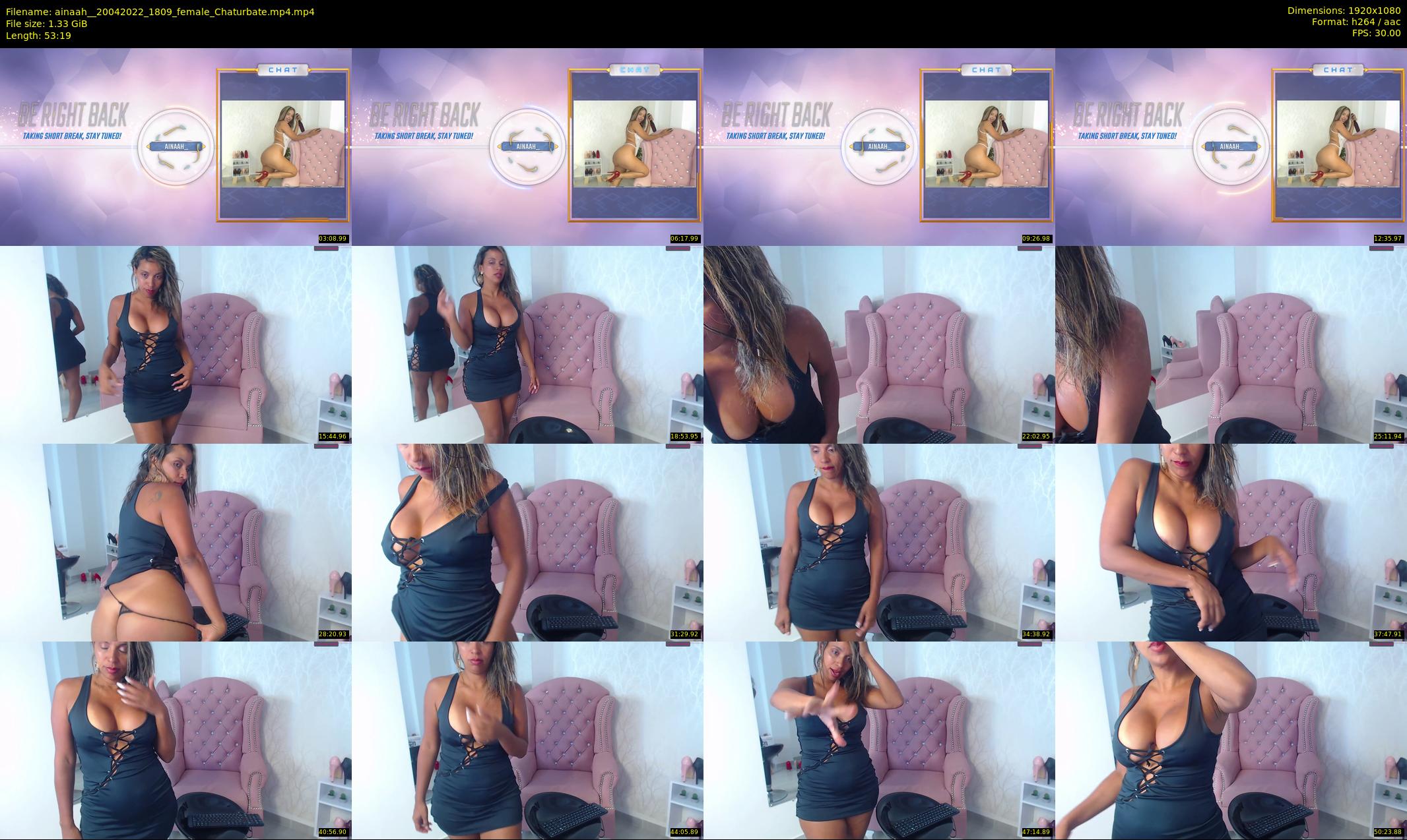 ainaah_ — 54 minute Chaturbate female cam show recording, 1080p, Apr 20, 2022