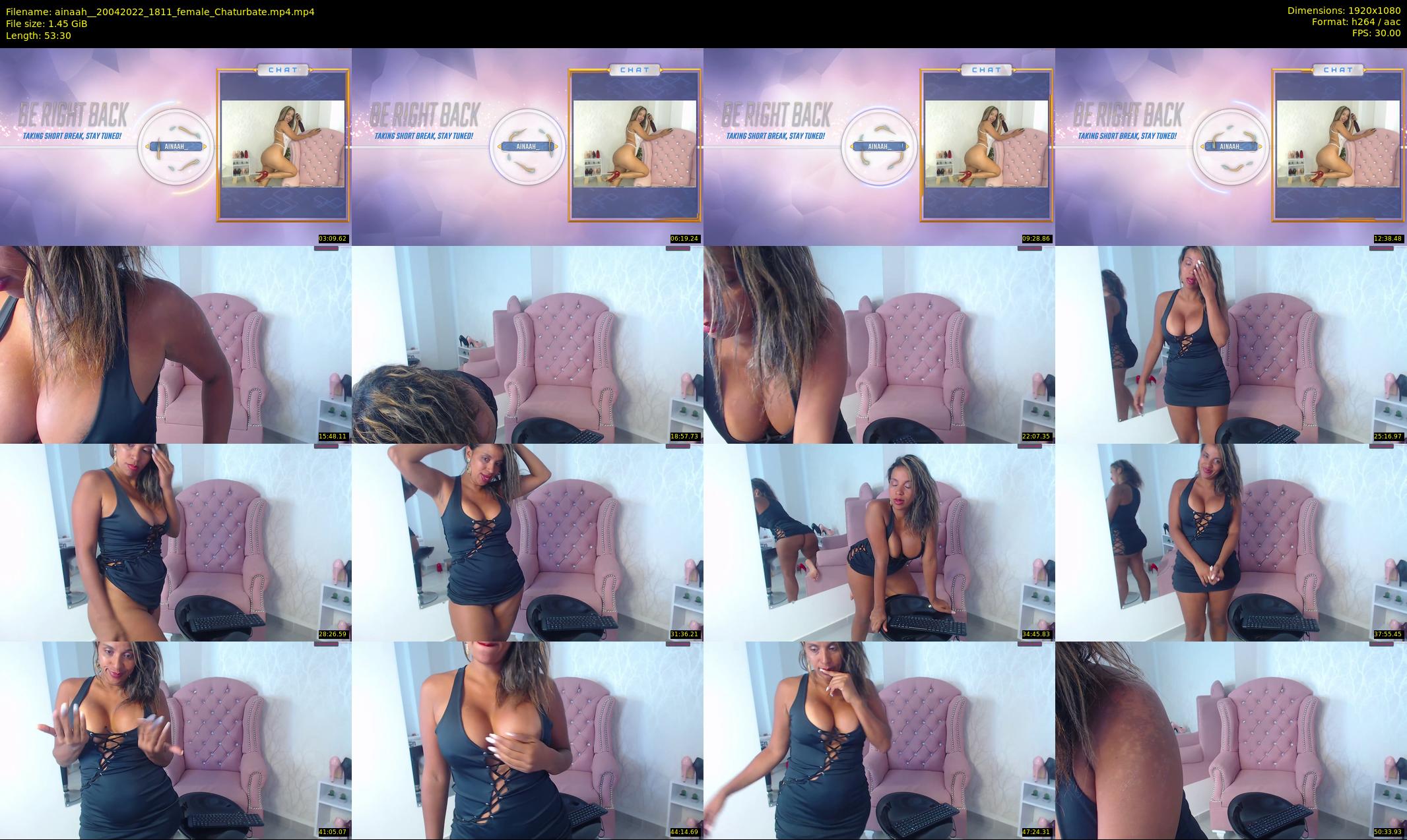 ainaah_ — 54 minute Chaturbate female cam show recording, 1080p, Apr 20, 2022