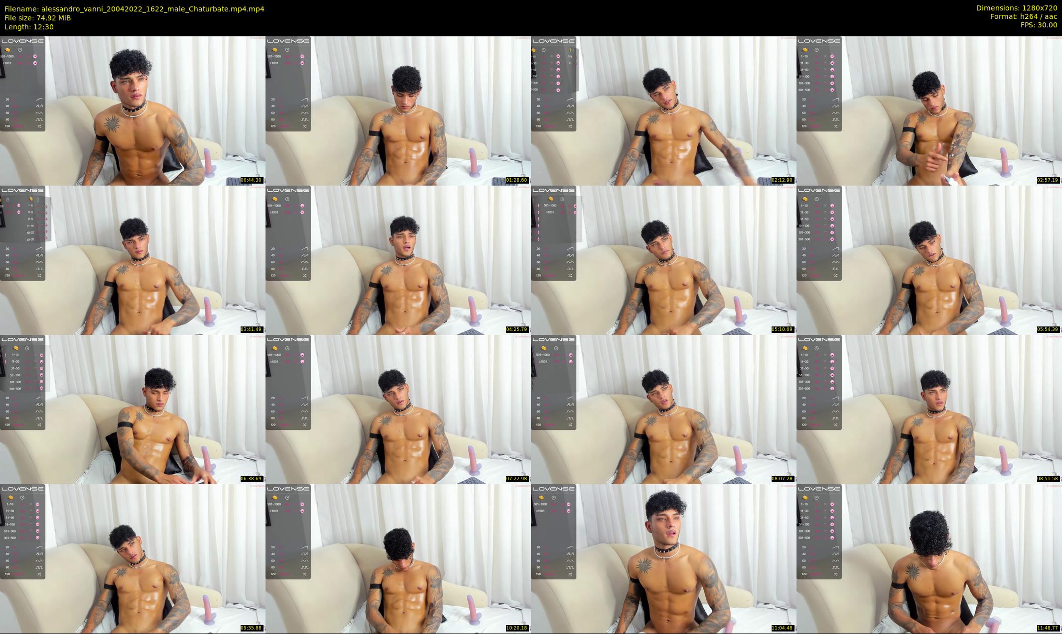 alessandro_vanni — 13 minute Chaturbate male cam show recording, 720p, Apr 20, 2022