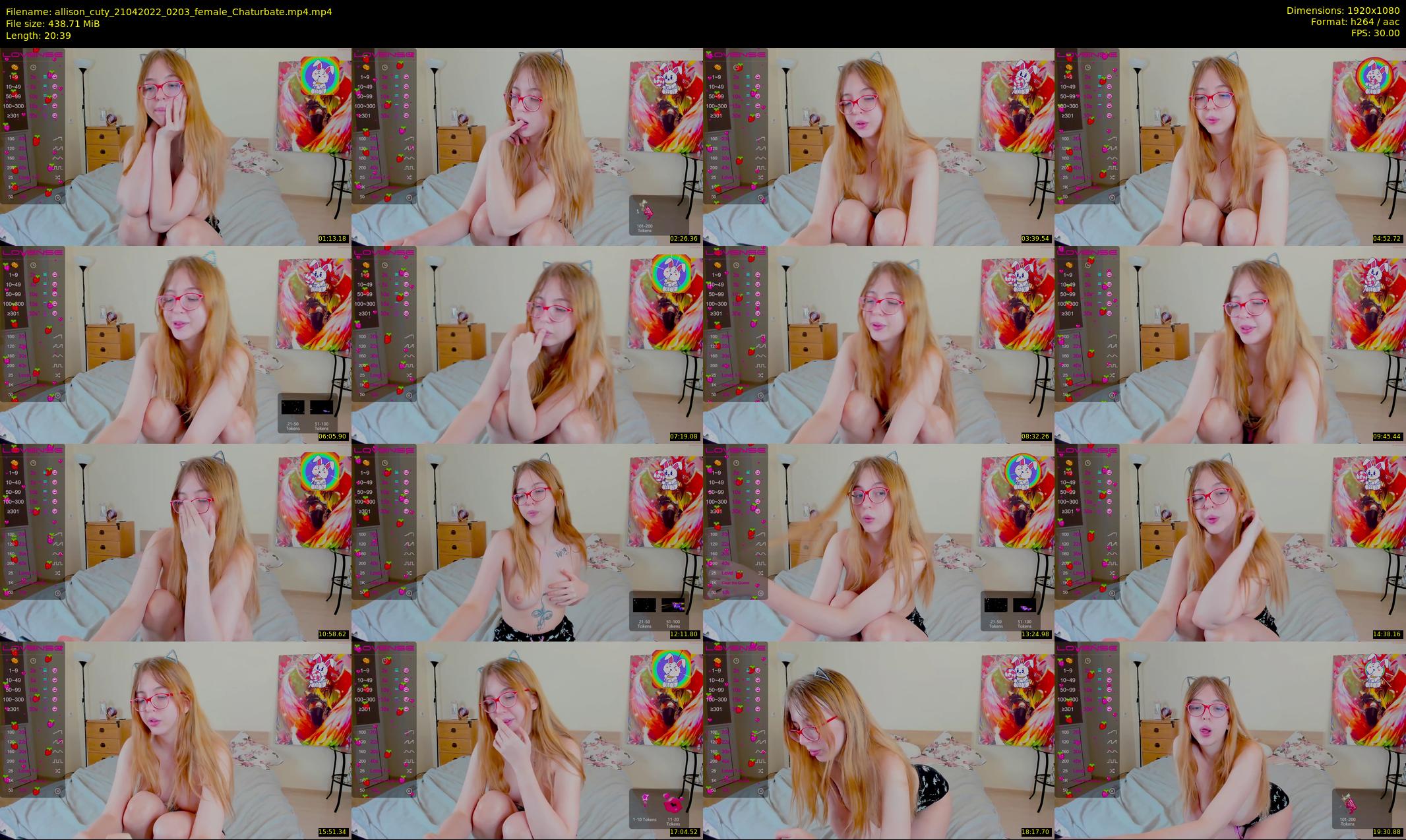allison_cuty — 21 minute Chaturbate female cam show recording, 1080p, Apr 21, 2022