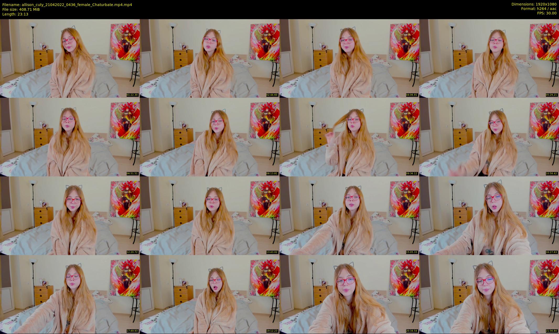 allison_cuty — 24 minute Chaturbate female cam show recording, 1080p, Apr 21, 2022