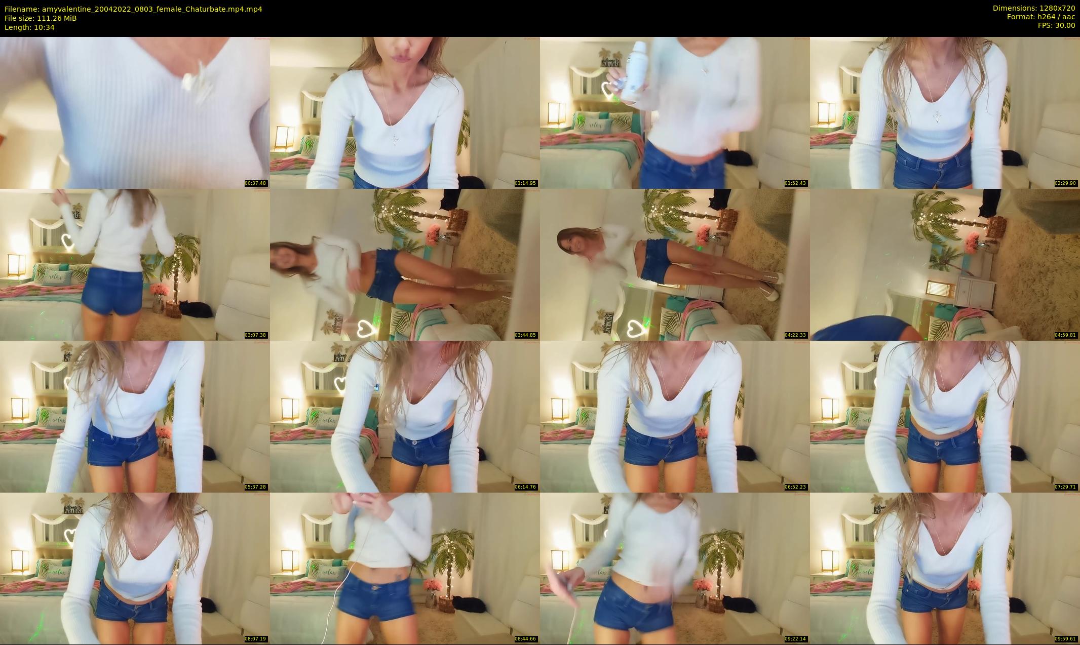 amyvalentine — 11 minute Chaturbate female cam show recording, 720p, Apr 20, 2022