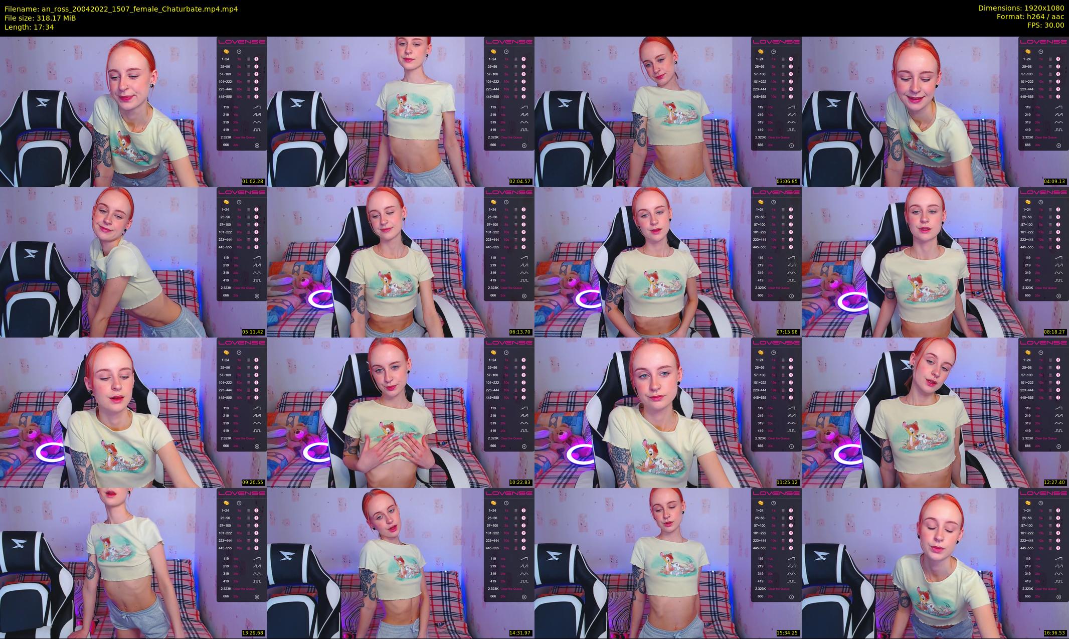 an_ross — 18 minute Chaturbate female cam show recording, 1080p, Apr 20, 2022