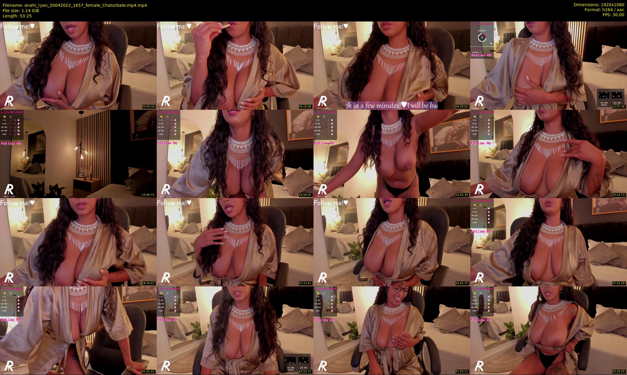 anahi_ryan — 54 minute Chaturbate female cam show recording, 1080p, Apr 20, 2022