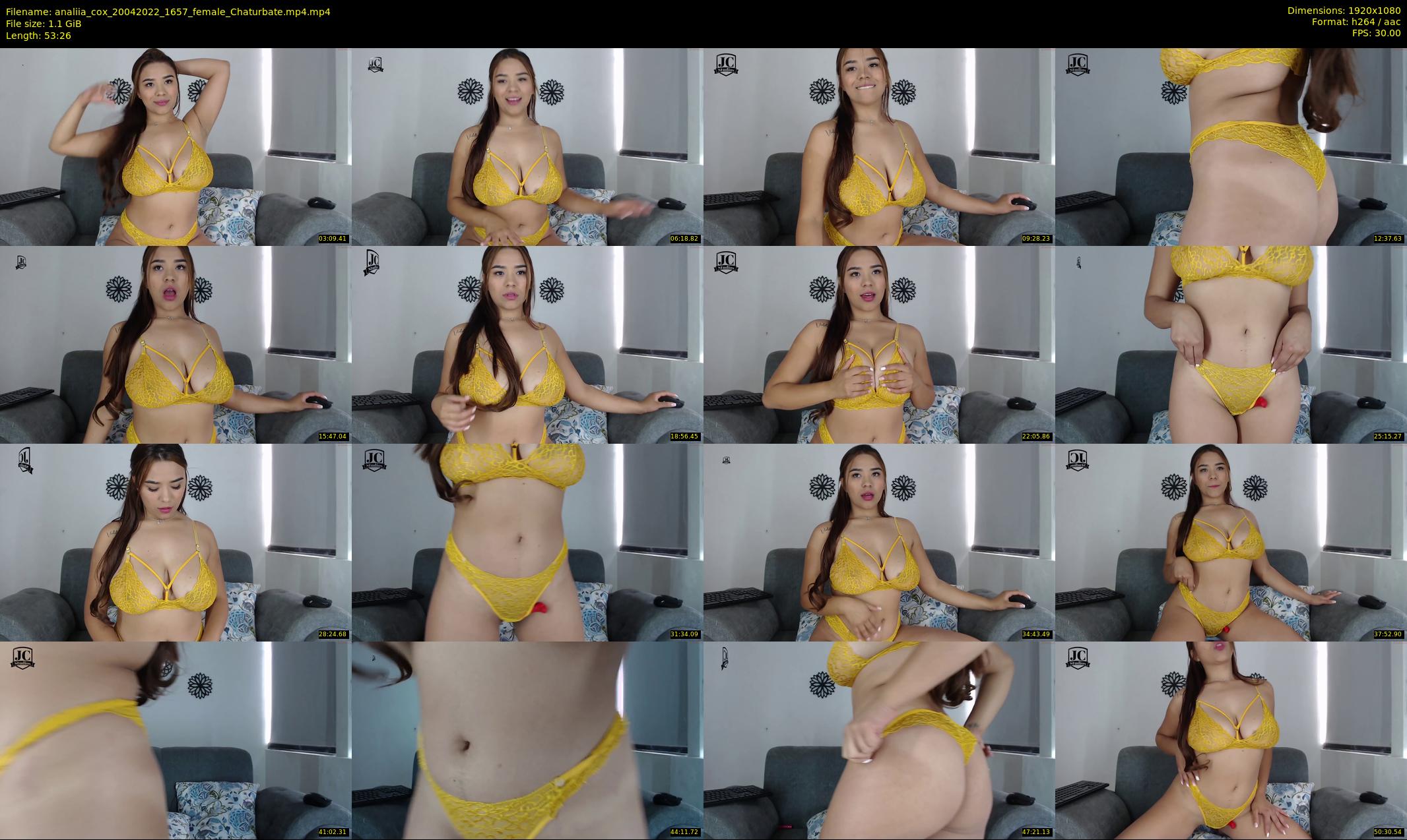 analiia_cox — 54 minute Chaturbate female cam show recording, 1080p, Apr 20, 2022