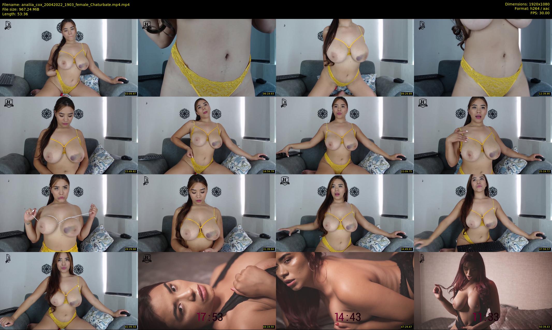 analiia_cox — 54 minute Chaturbate female cam show recording, 1080p, Apr 20, 2022
