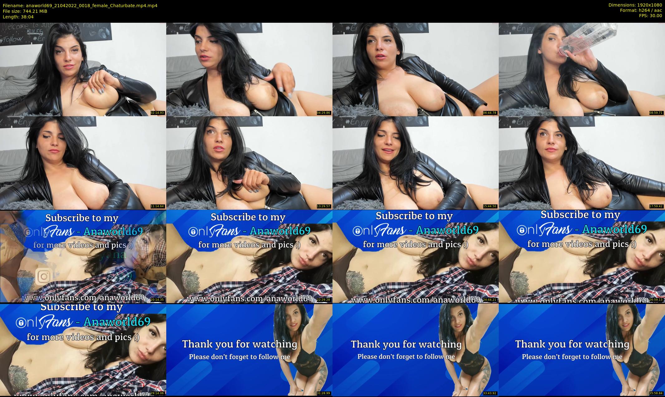 anaworld69 — 39 minute Chaturbate female cam show recording, 1080p, Apr 21, 2022