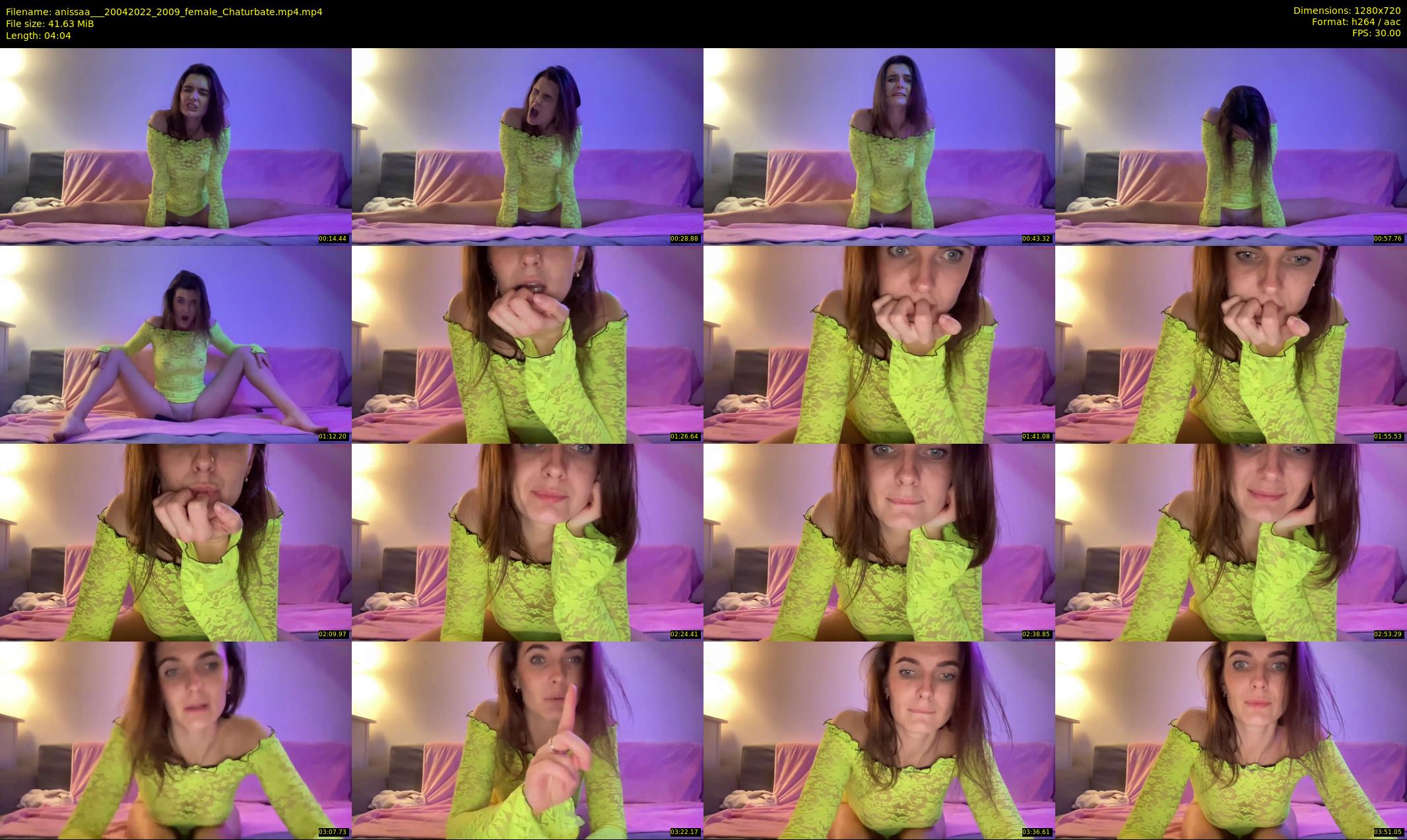 anissaa__ — 5 minute Chaturbate female cam show recording, 720p, Apr 20, 2022