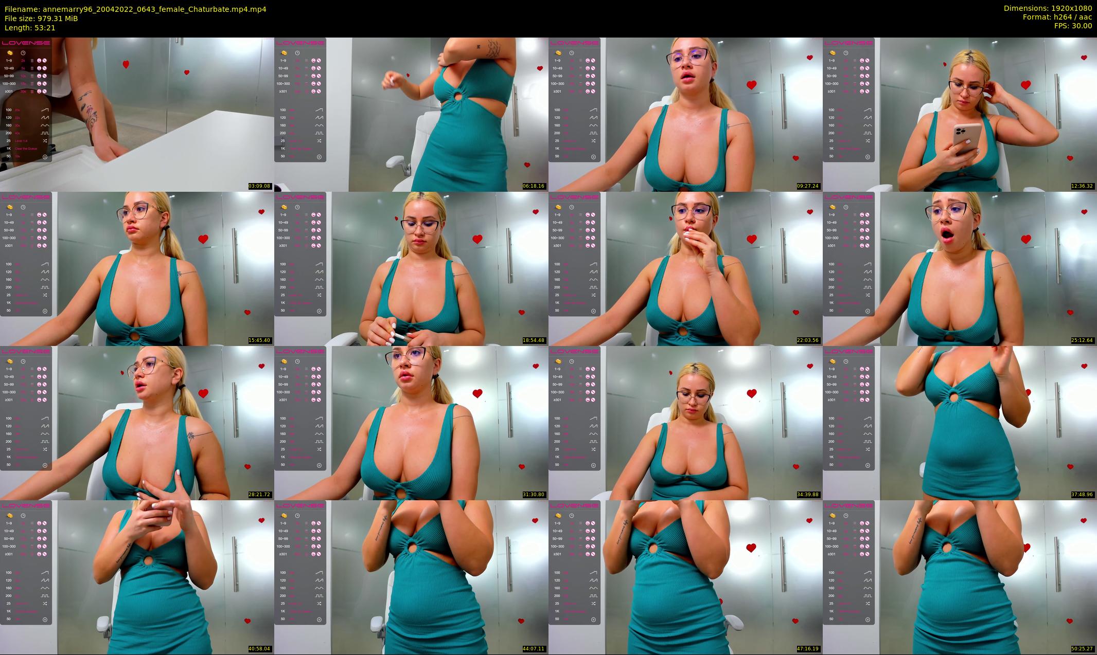 annemarry96 — 54 minute Chaturbate female cam show recording, 1080p, Apr 20, 2022
