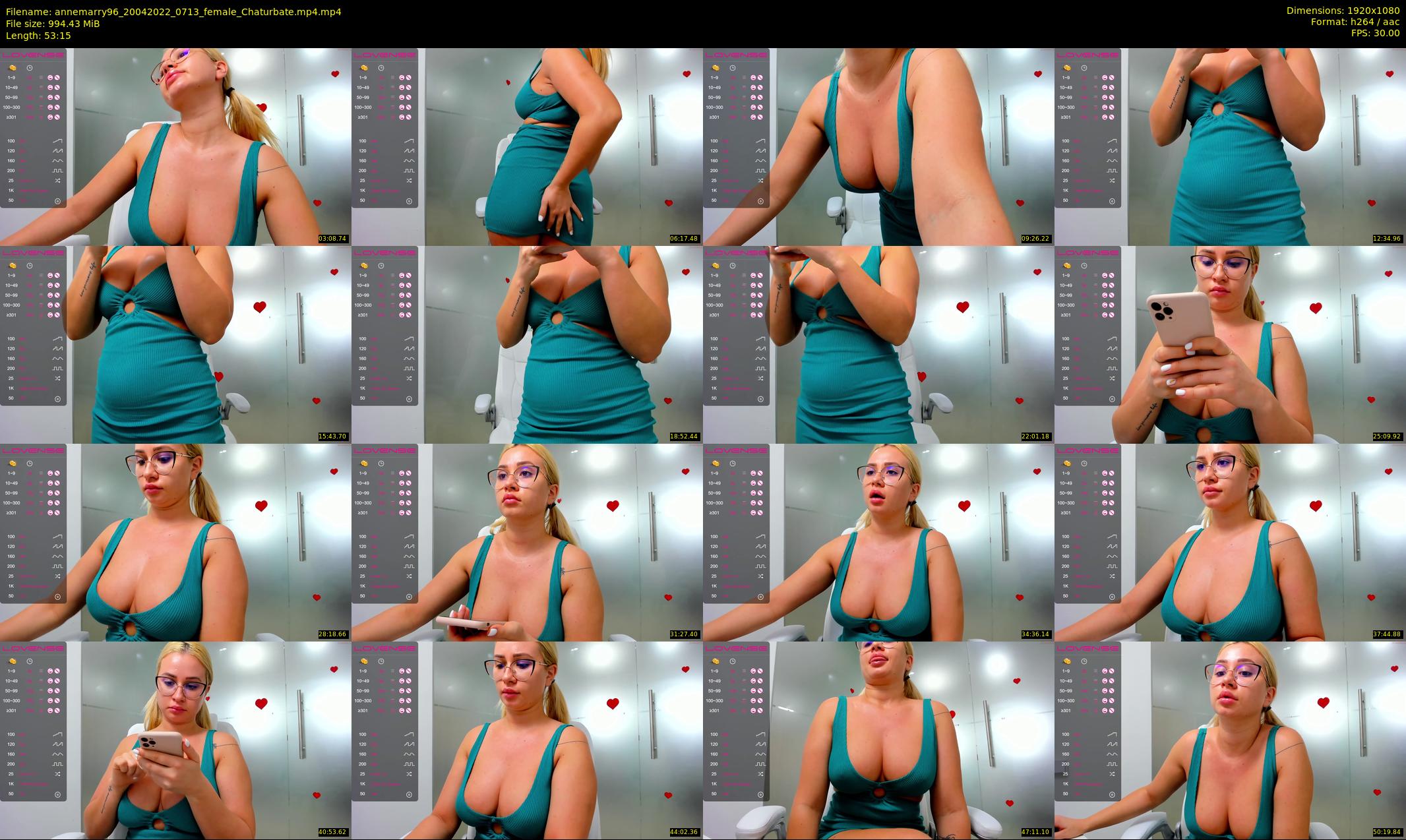 annemarry96 — 54 minute Chaturbate female cam show recording, 1080p, Apr 20, 2022