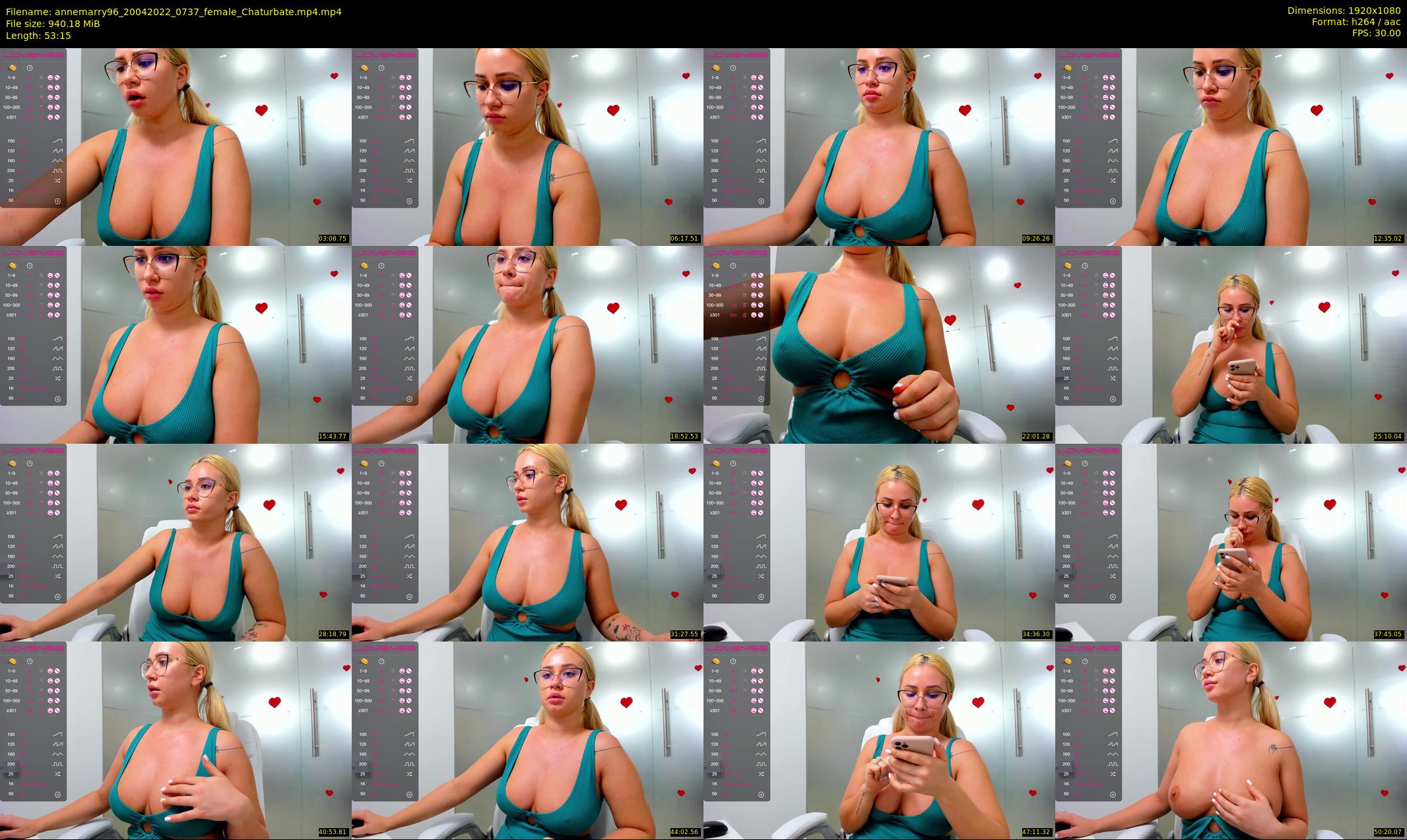 annemarry96 — 54 minute Chaturbate female cam show recording, 1080p, Apr 20, 2022