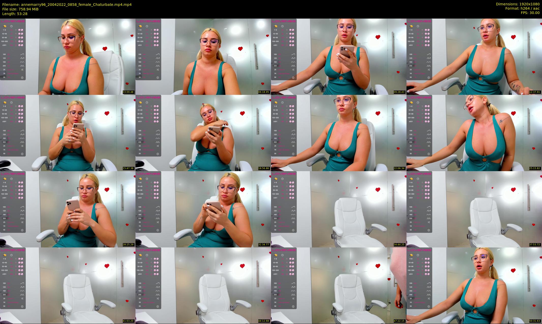 annemarry96 — 54 minute Chaturbate female cam show recording, 1080p, Apr 20, 2022