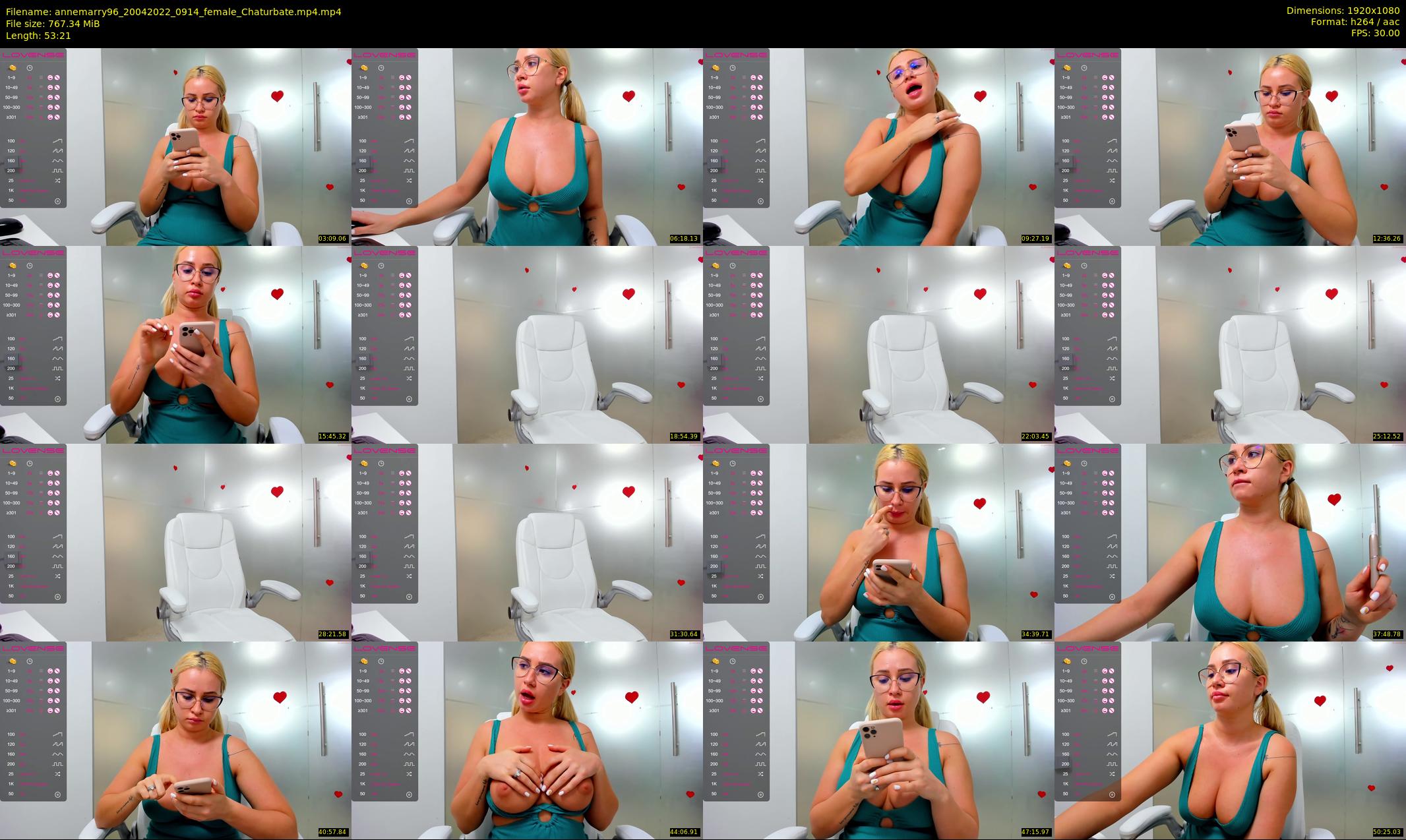annemarry96 — 54 minute Chaturbate female cam show recording, 1080p, Apr 20, 2022