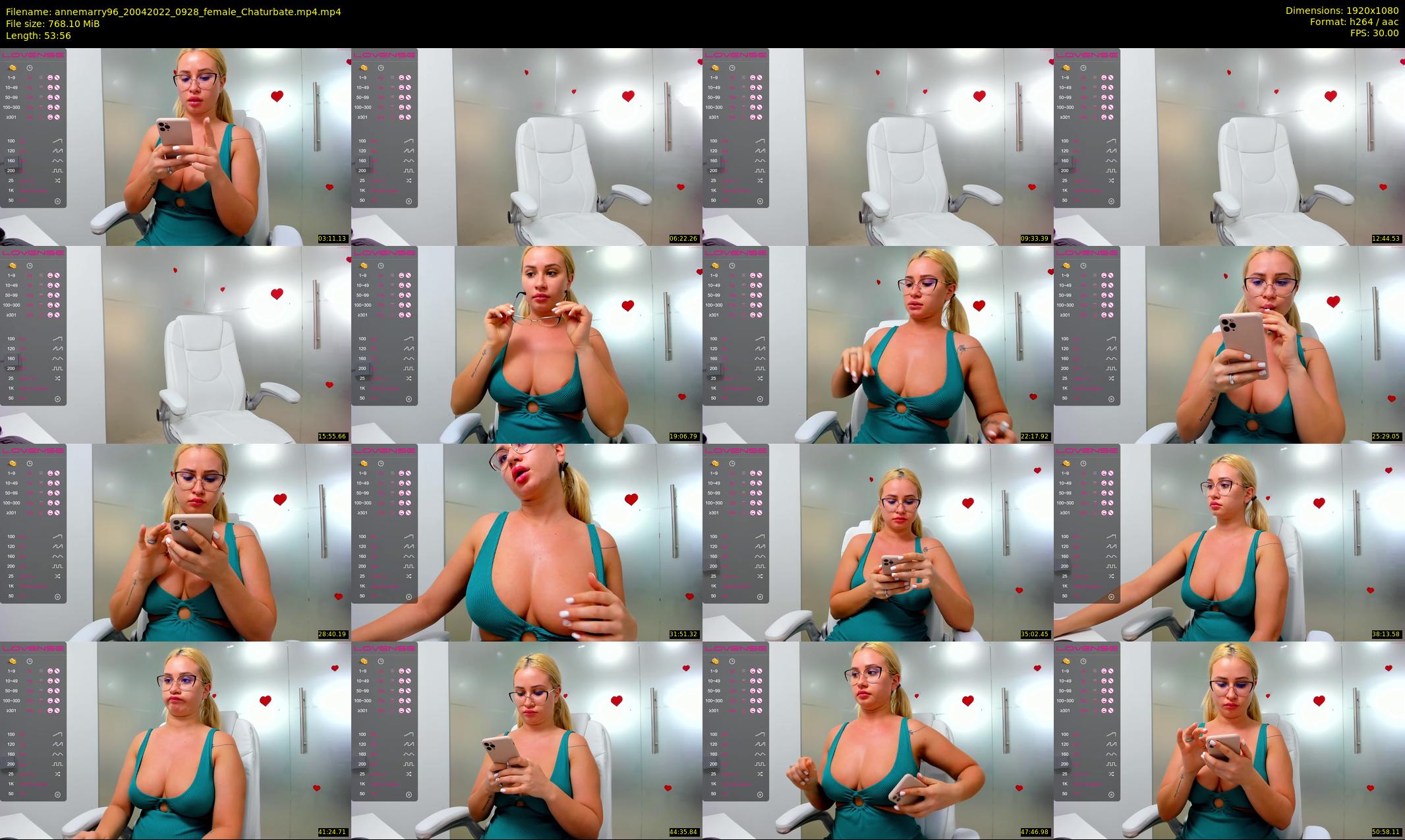 annemarry96 — 54 minute Chaturbate female cam show recording, 1080p, Apr 20, 2022