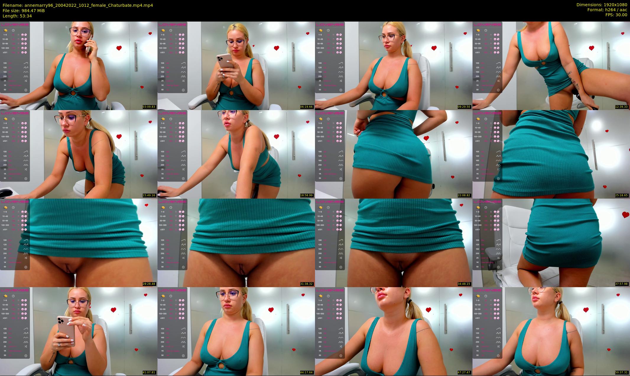 annemarry96 — 54 minute Chaturbate female cam show recording, 1080p, Apr 20, 2022