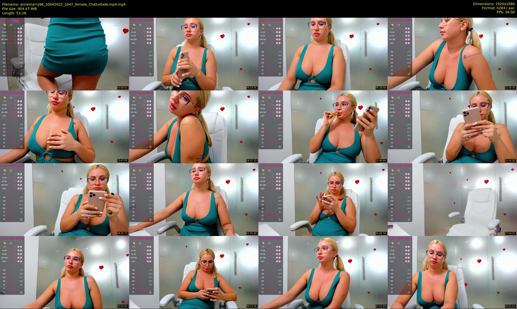 annemarry96 — 54 minute Chaturbate female cam show recording, 1080p, Apr 20, 2022
