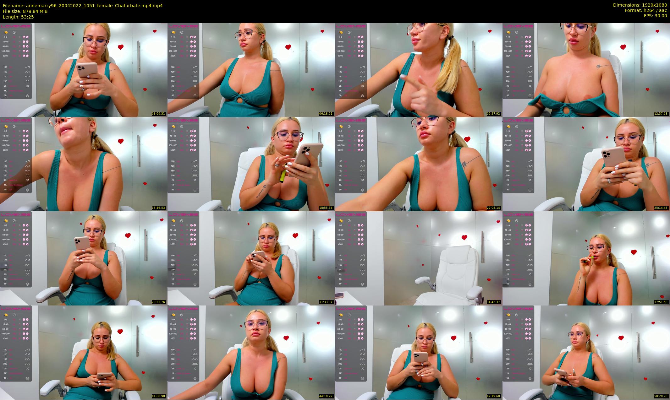 annemarry96 — 54 minute Chaturbate female cam show recording, 1080p, Apr 20, 2022