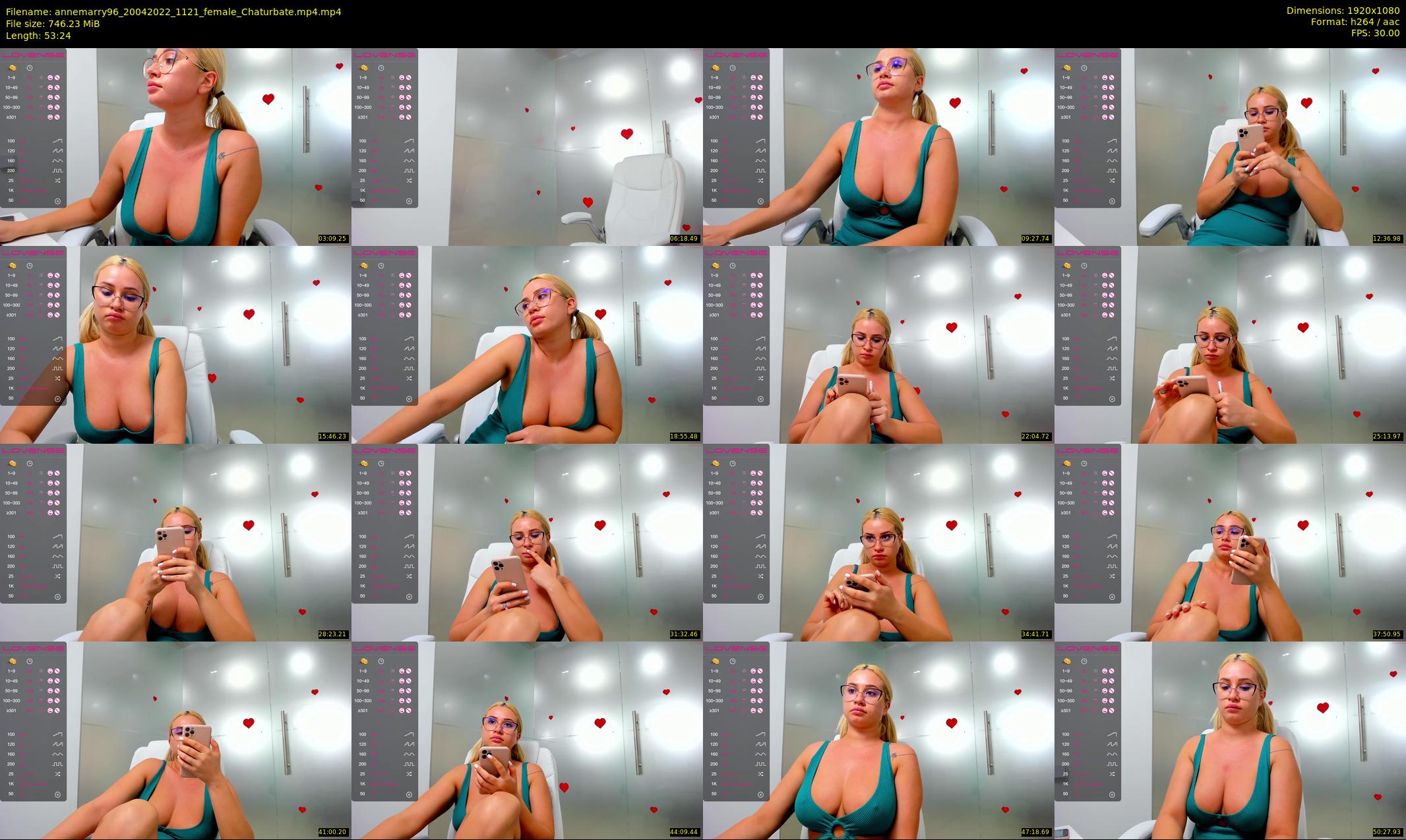 annemarry96 — 54 minute Chaturbate female cam show recording, 1080p, Apr 20, 2022