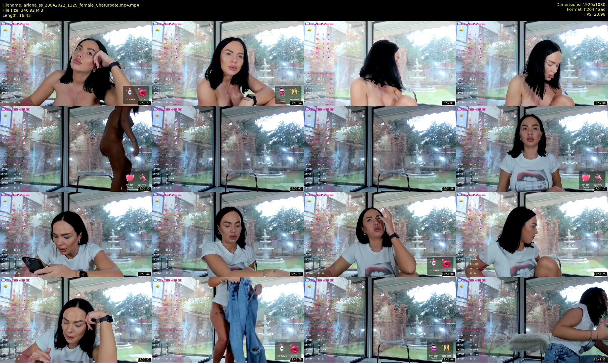 ariana_ss — 17 minute Chaturbate female cam show recording, 1080p, Apr 20, 2022