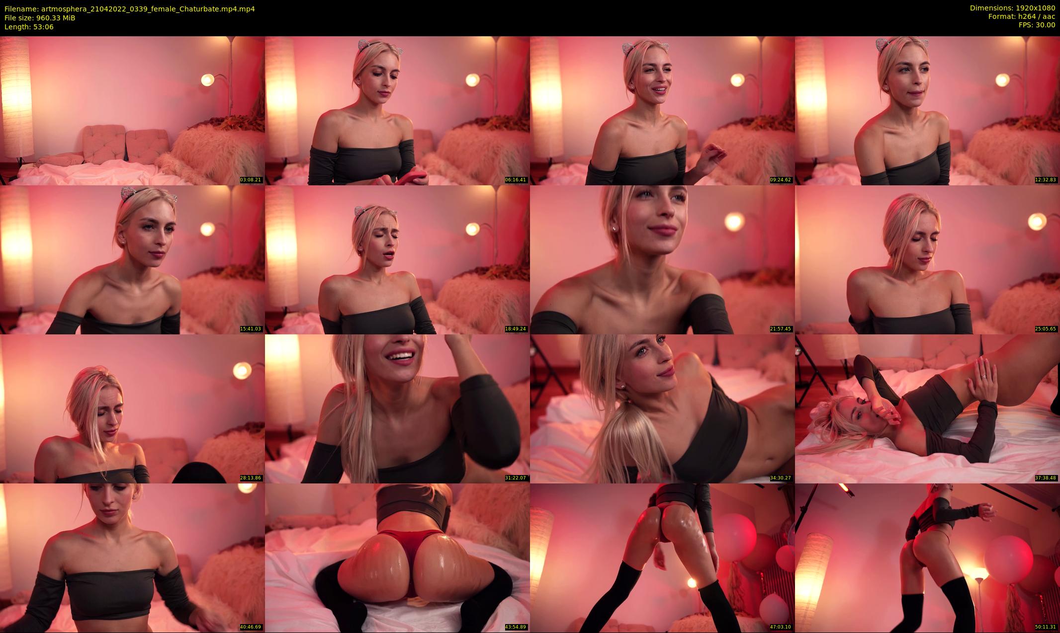 artmosphera — 54 minute Chaturbate female cam show recording, 1080p, Apr 21, 2022