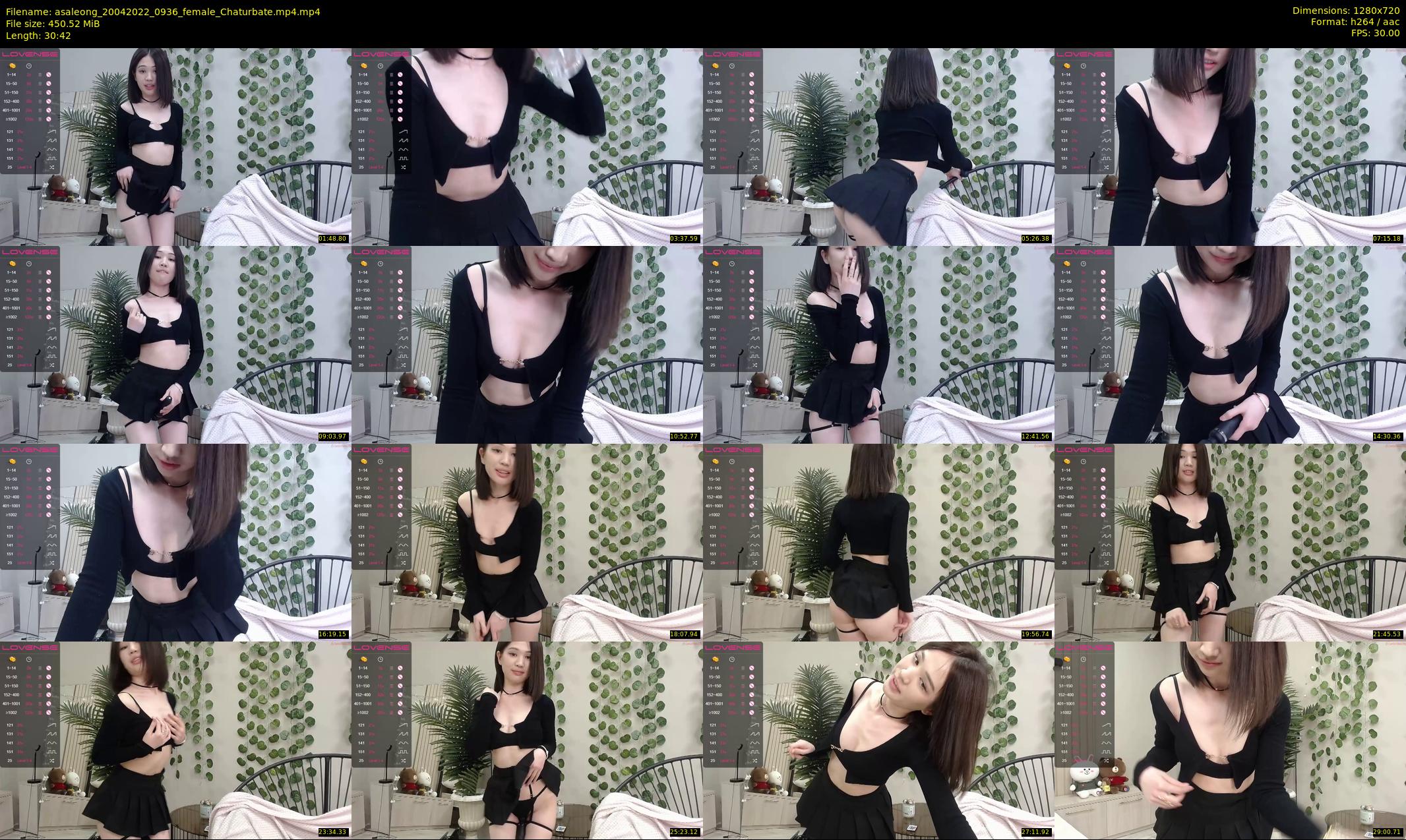 asaleong — 31 minute Chaturbate female cam show recording, 720p, Apr 20, 2022
