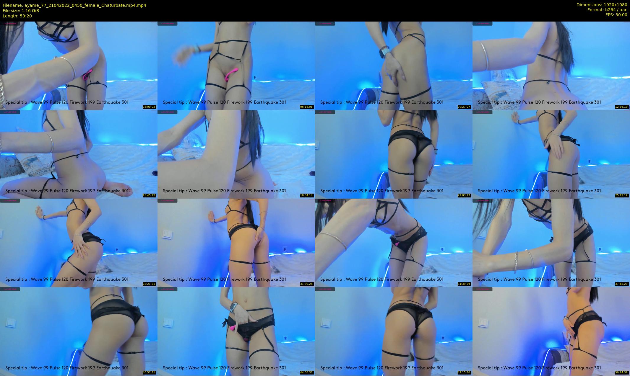 ayame_77 — 54 minute Chaturbate female cam show recording, 1080p, Apr 21, 2022