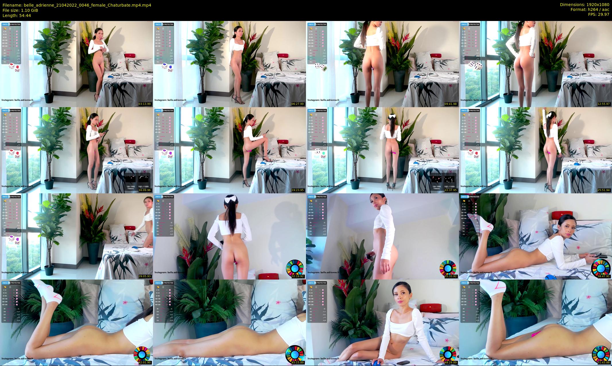 belle_adrienne — 55 minute Chaturbate couple cam show recording, 1080p, Apr 21, 2022