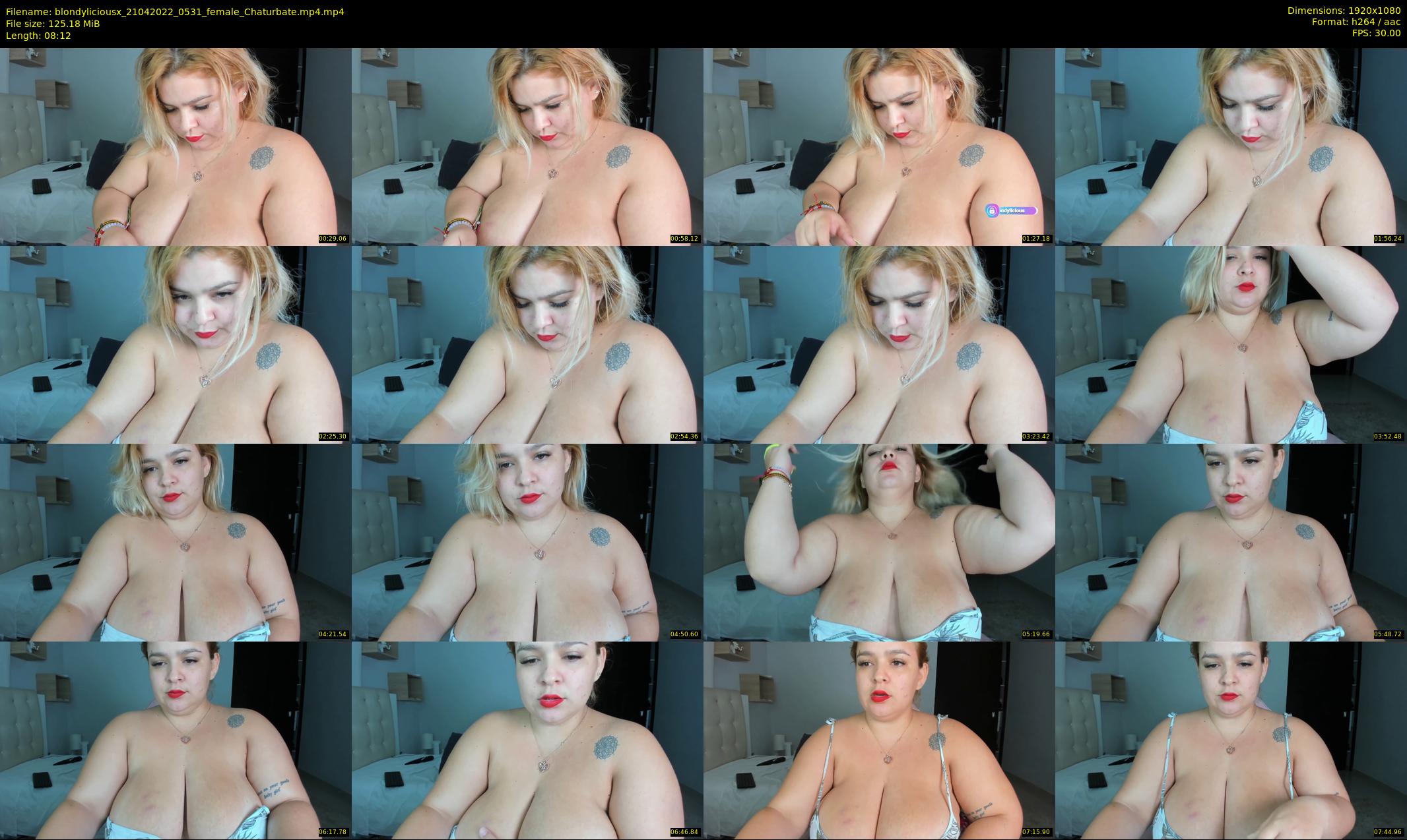 blondyliciousx — 9 minute Chaturbate female cam show recording, 1080p, Apr 21, 2022