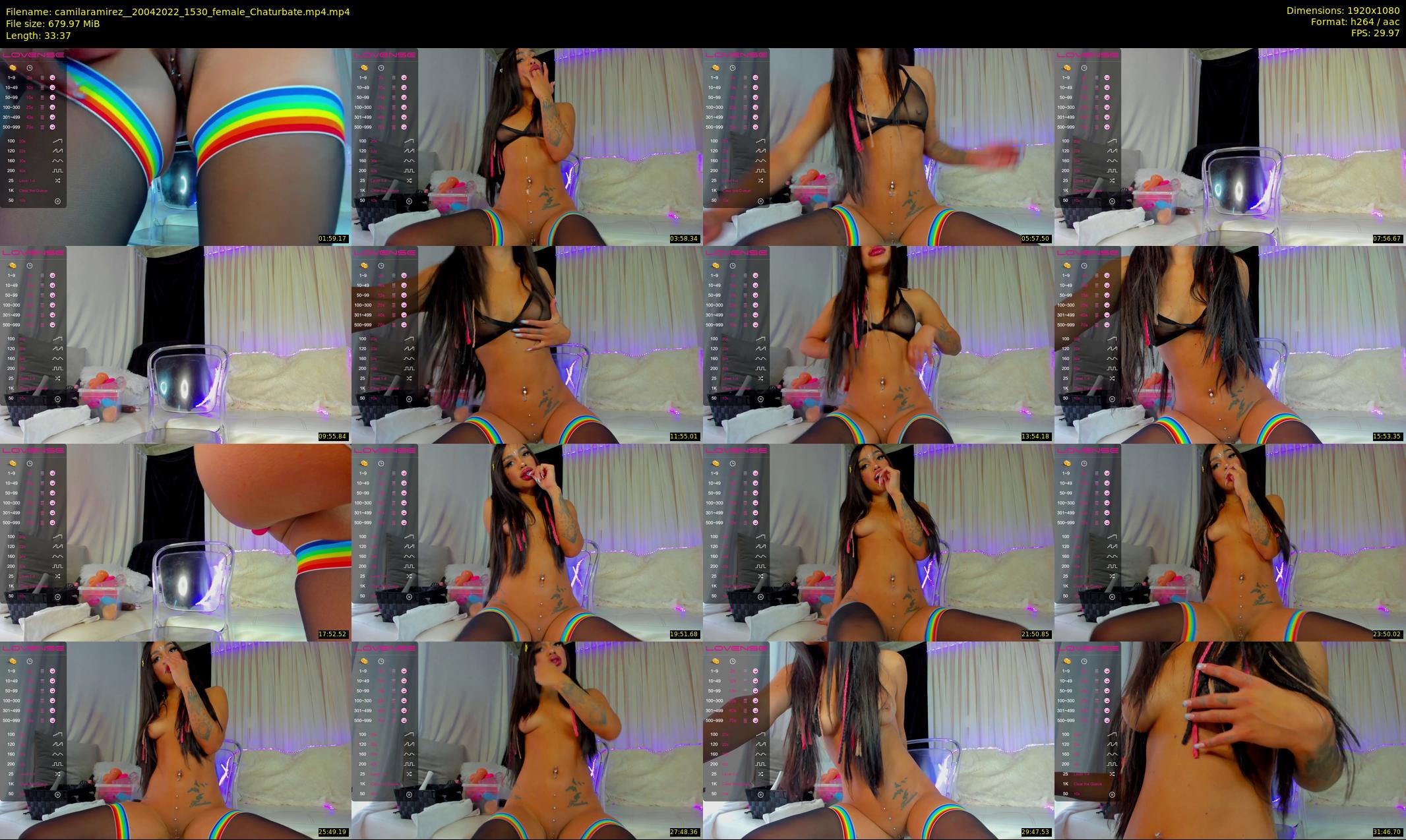 camilaramirez_ — 34 minute Chaturbate female cam show recording, 1080p, Apr 20, 2022