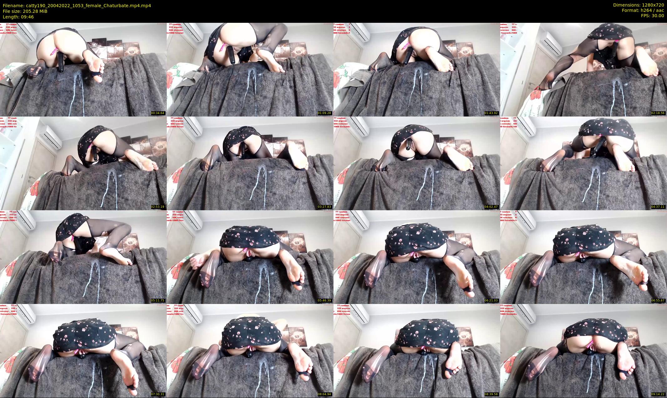catty190 — 10 minute Chaturbate female cam show recording, 720p, Apr 20, 2022