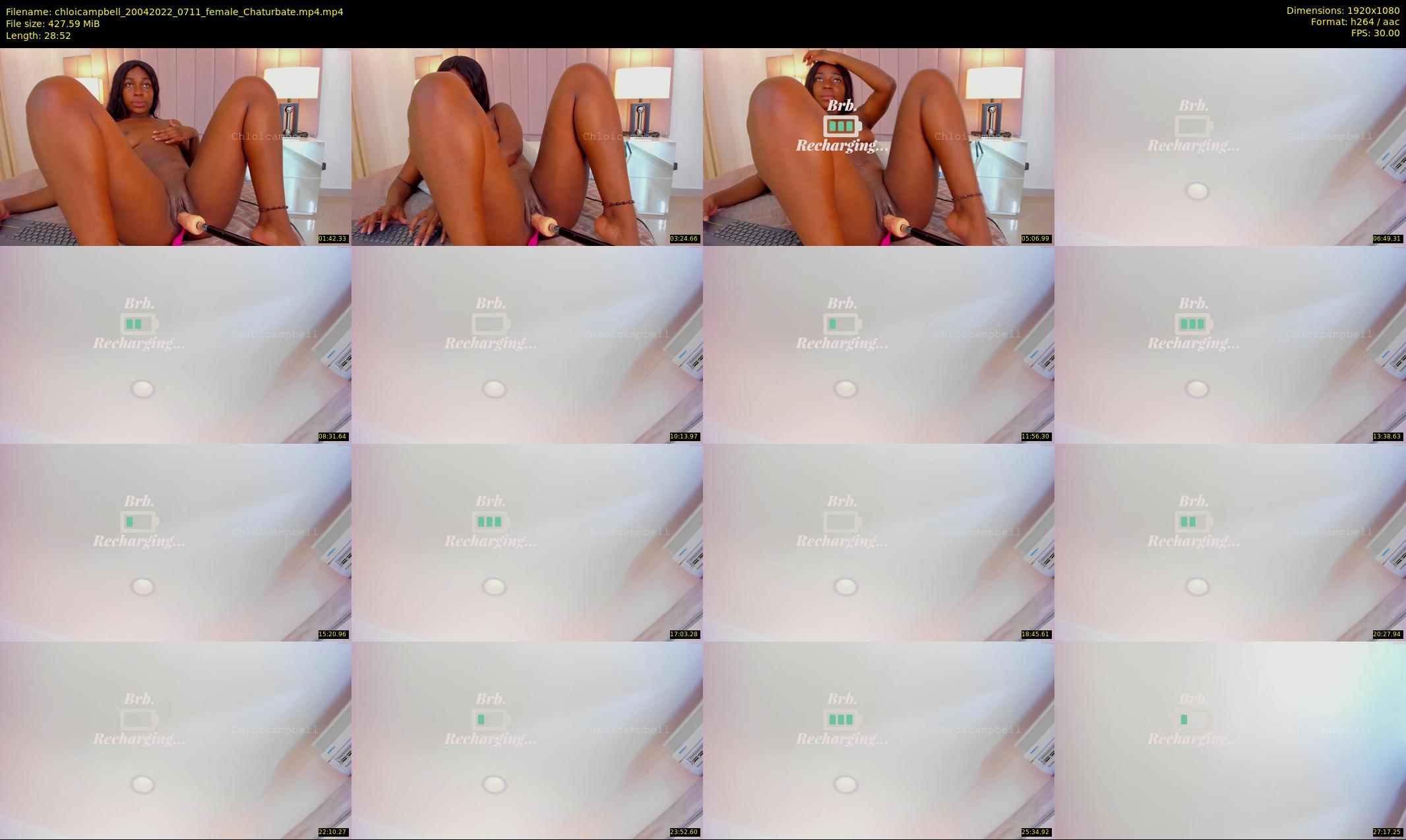 chloicampbell — 29 minute Chaturbate female cam show recording, 1080p, Apr 20, 2022