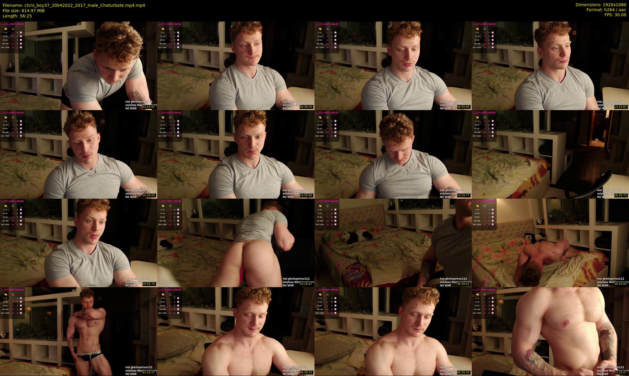 chris_boy37 — 57 minute Chaturbate male cam show recording, 1080p, Apr 20, 2022