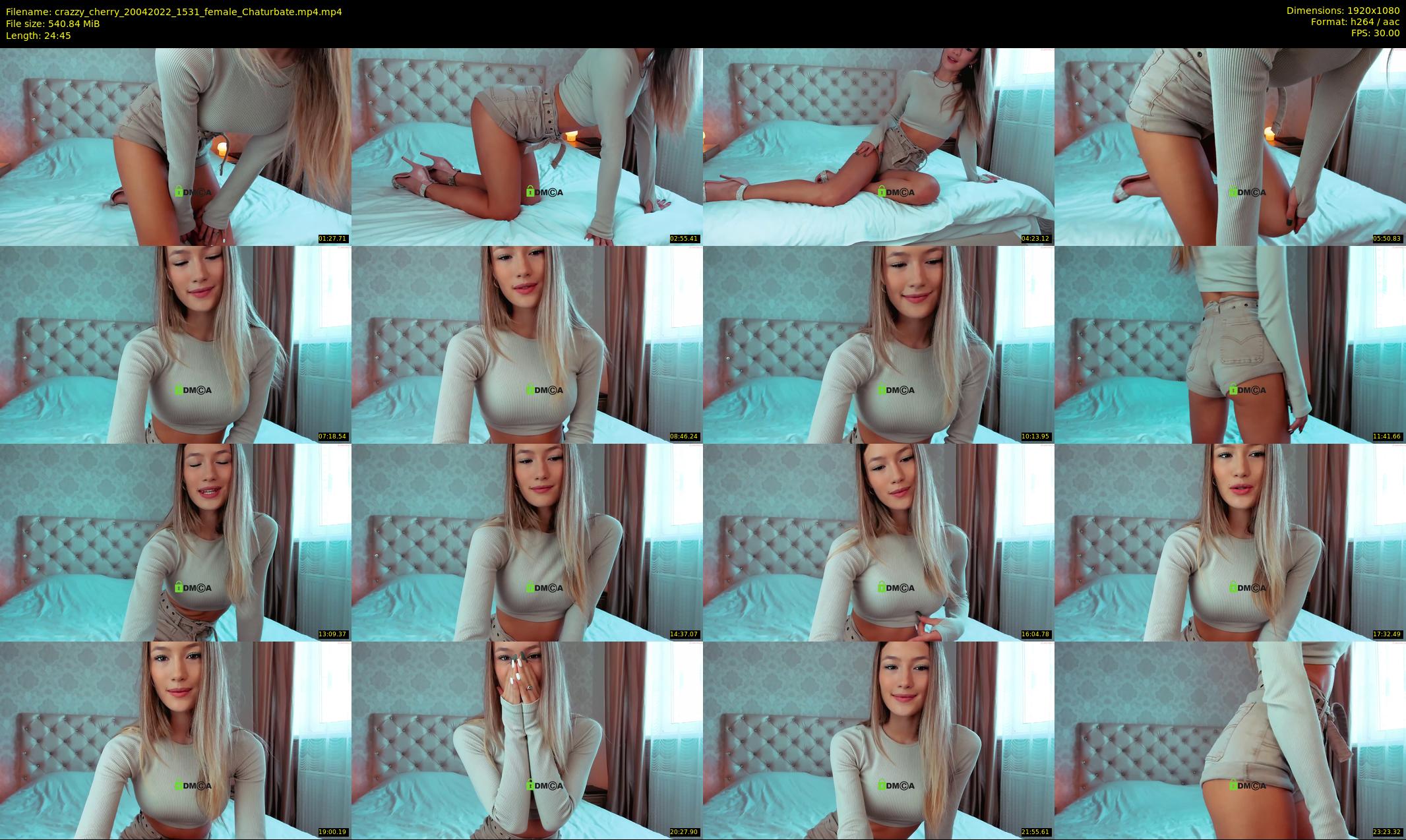 crazzy_cherry — 25 minute Chaturbate female cam show recording, 1080p, Apr 20, 2022
