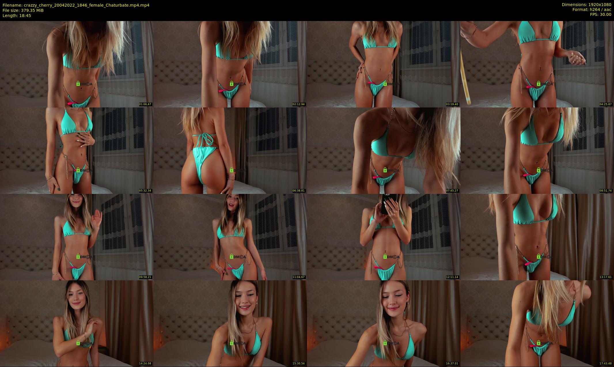 crazzy_cherry — 19 minute Chaturbate female cam show recording, 1080p, Apr 20, 2022