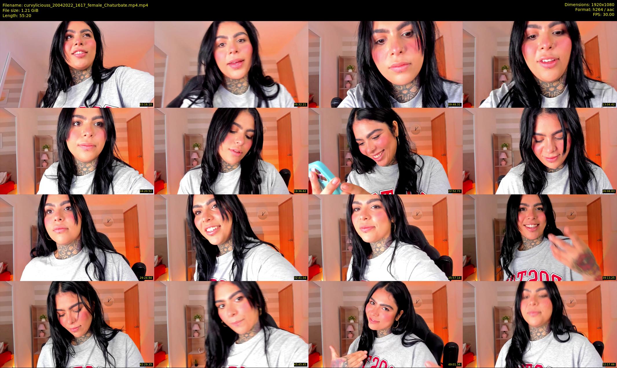 curvyliciouss — 56 minute Chaturbate female cam show recording, 1080p, Apr 20, 2022