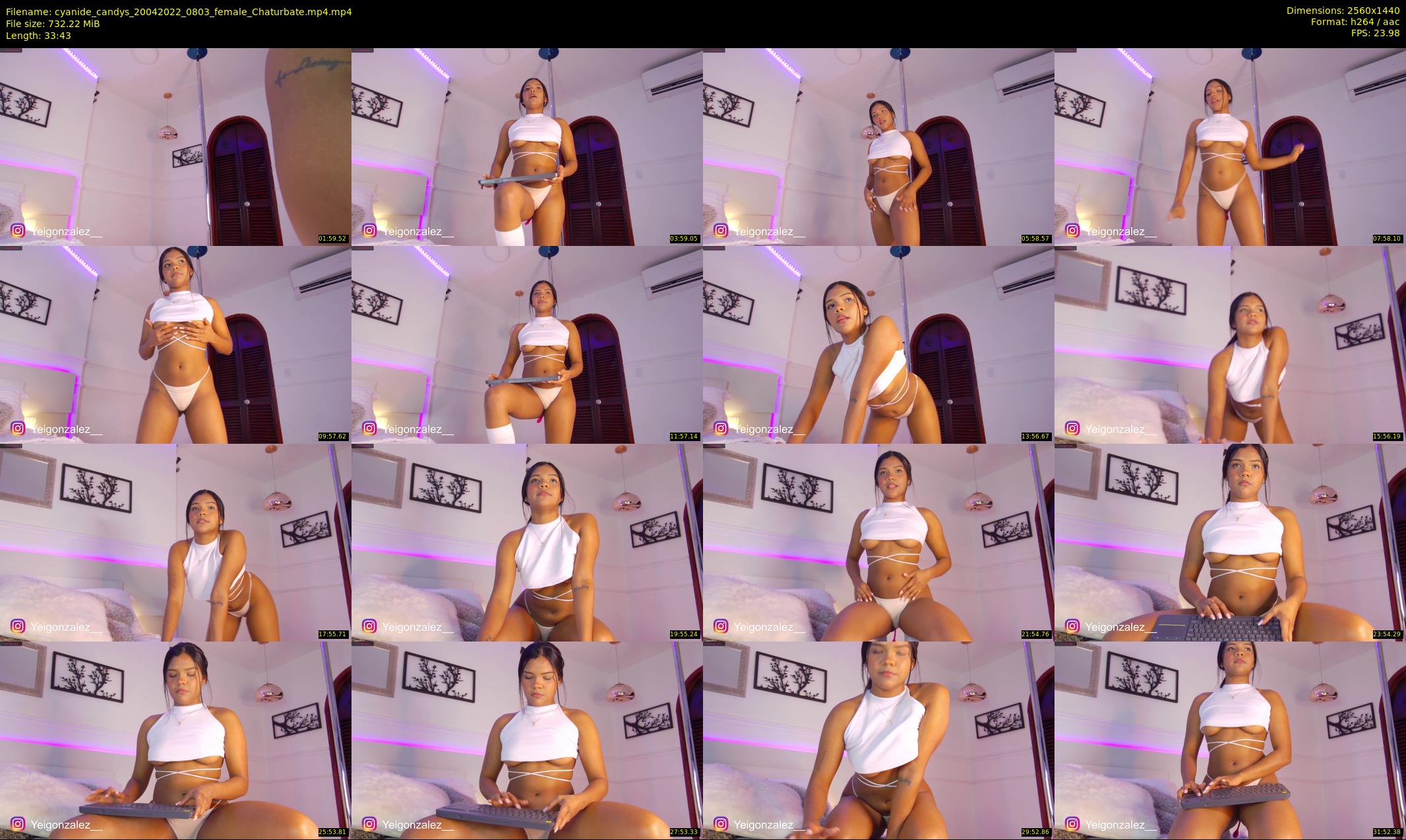cyanide_candys — 34 minute Chaturbate female cam show recording, 1080p, Apr 20, 2022