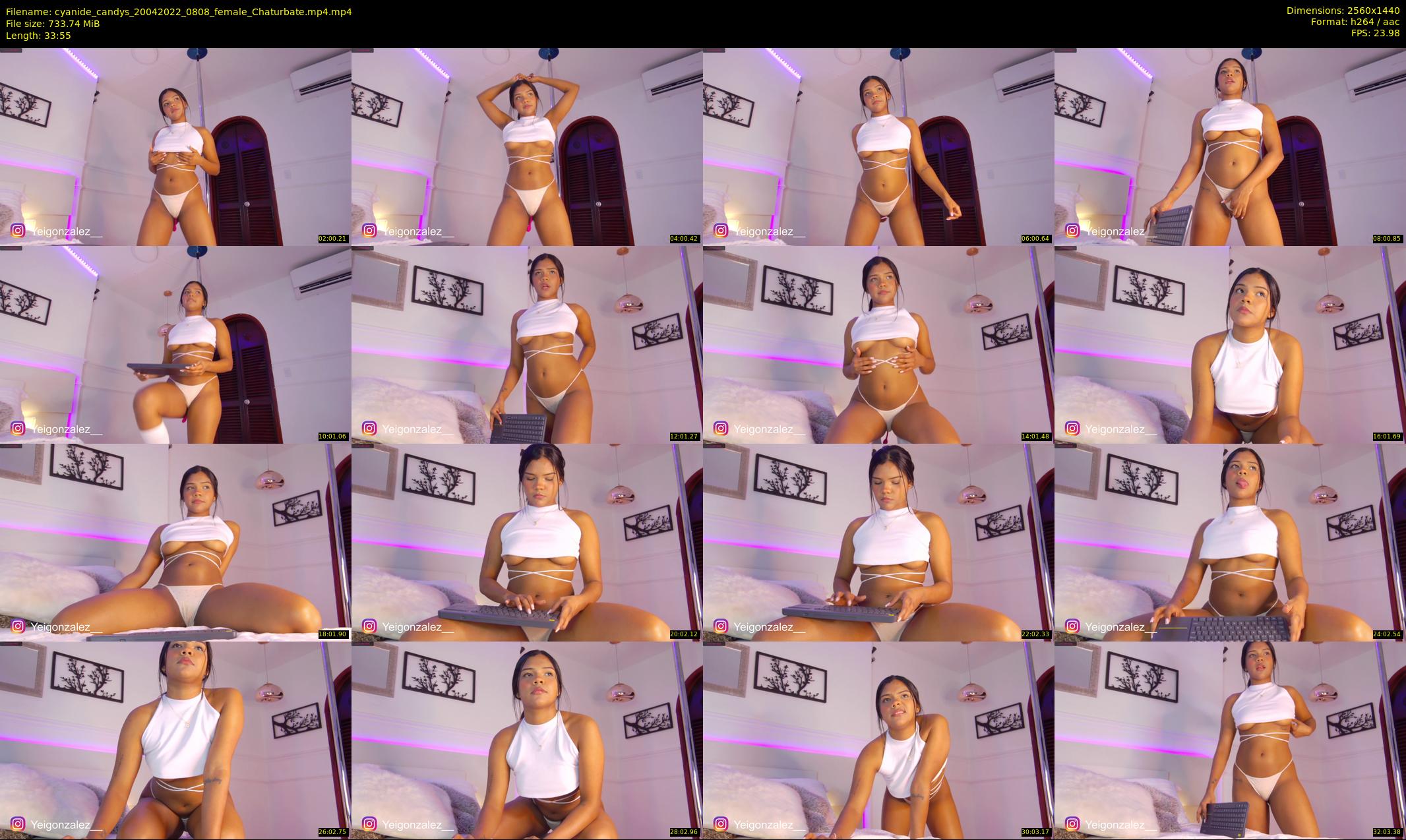 cyanide_candys — 34 minute Chaturbate female cam show recording, 1080p, Apr 20, 2022